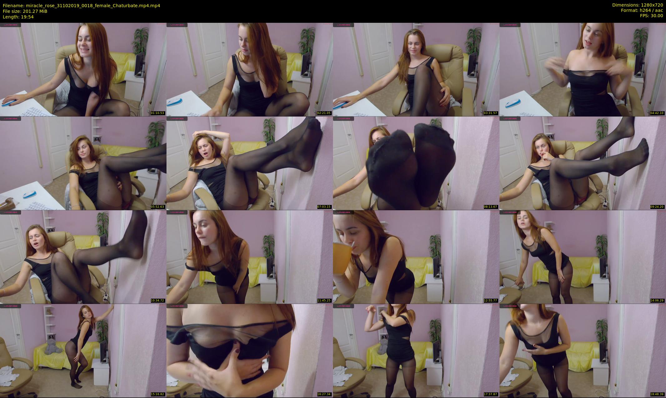 miracle_rose — 20 minute Chaturbate female cam show recording, 720p, Oct 31, 2019