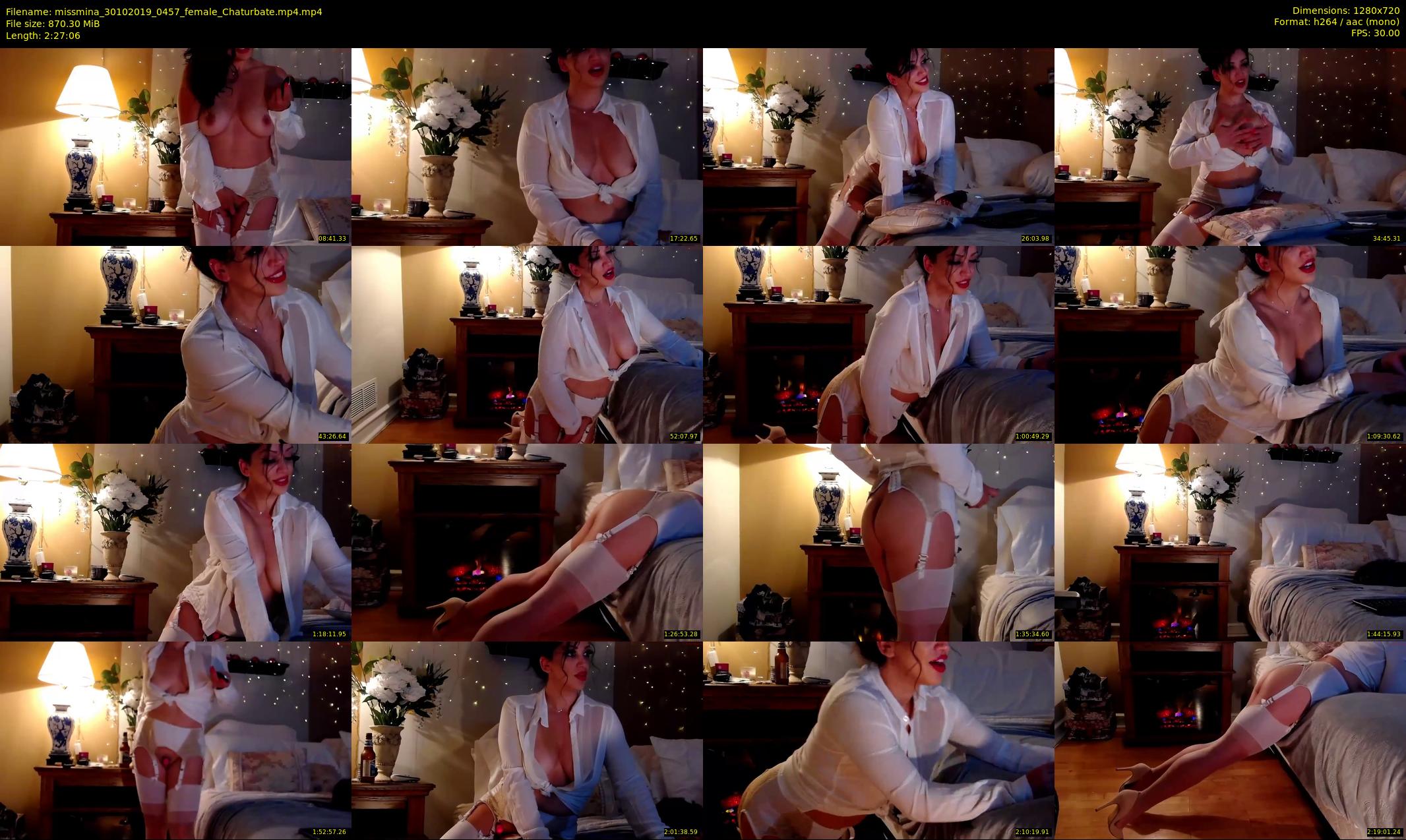 missmina — 148 minute Chaturbate female cam show recording, 720p, Oct 30, 2019