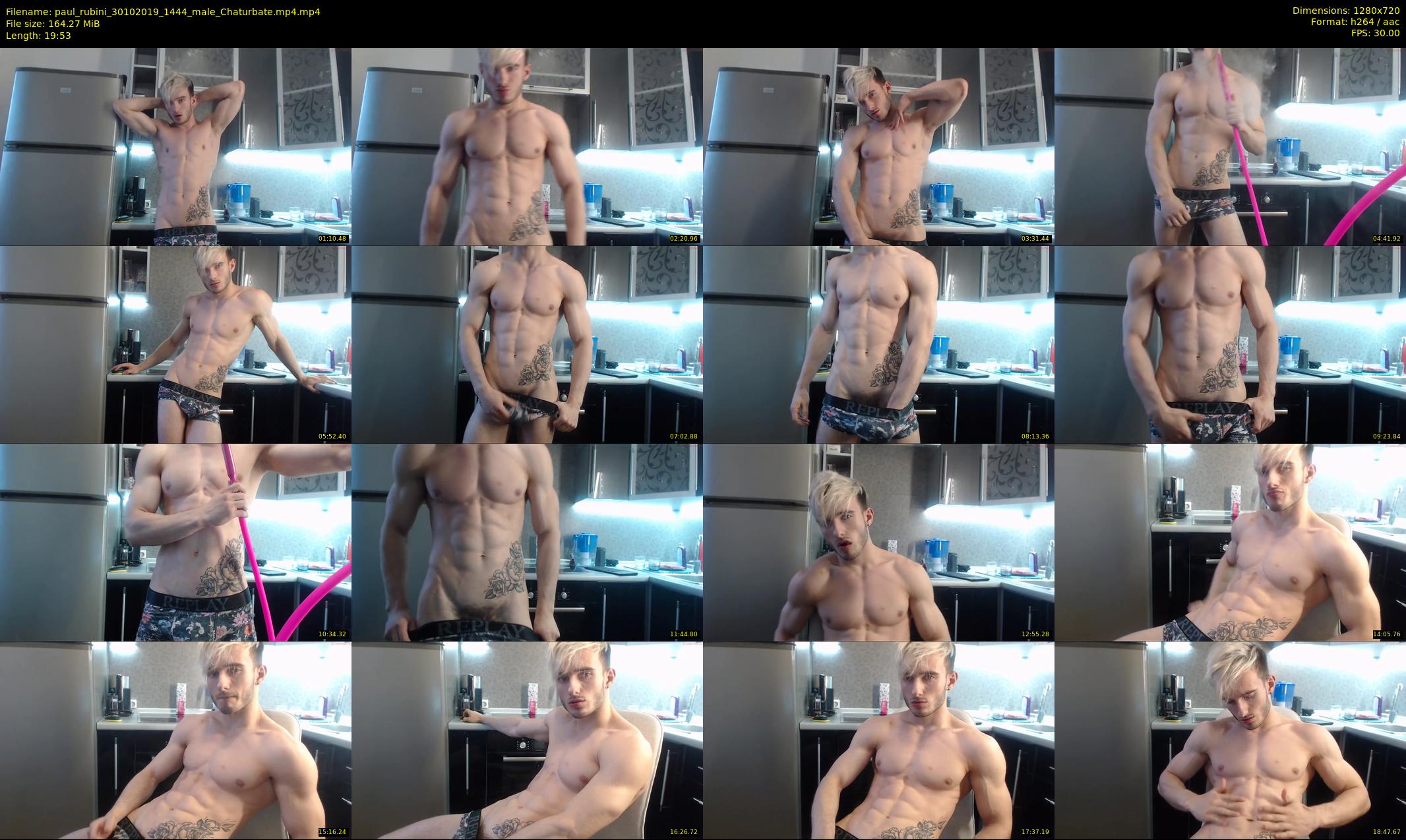 paul_rubini — 20 minute Chaturbate male cam show recording, 720p, Oct 30, 2019