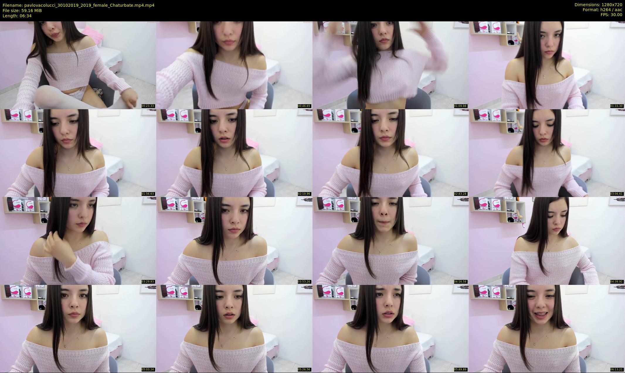 pavlovacolucci — 7 minute Chaturbate female cam show recording, 720p, Oct 30, 2019