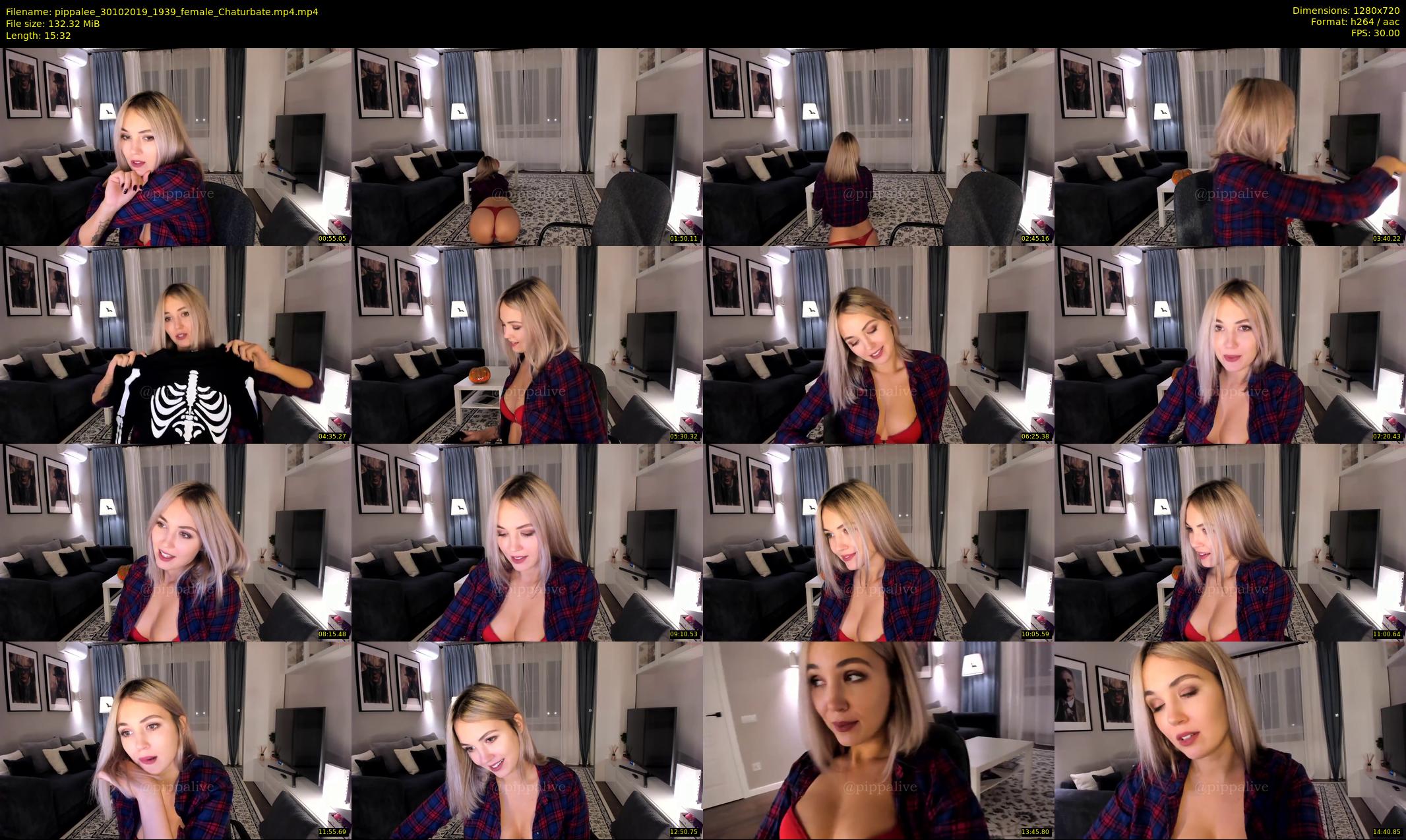 pippalee — 16 minute Chaturbate female cam show recording, 720p, Oct 30, 2019