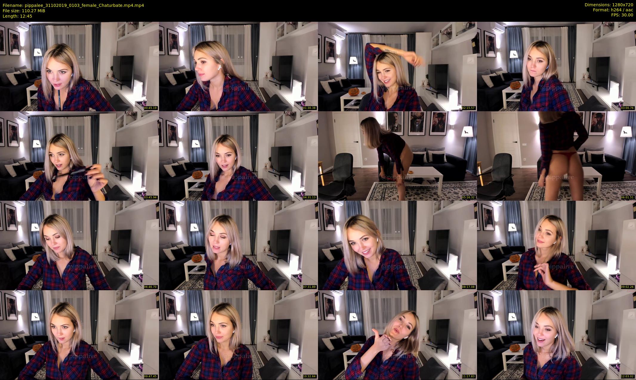 pippalee — 13 minute Chaturbate female cam show recording, 720p, Oct 31, 2019