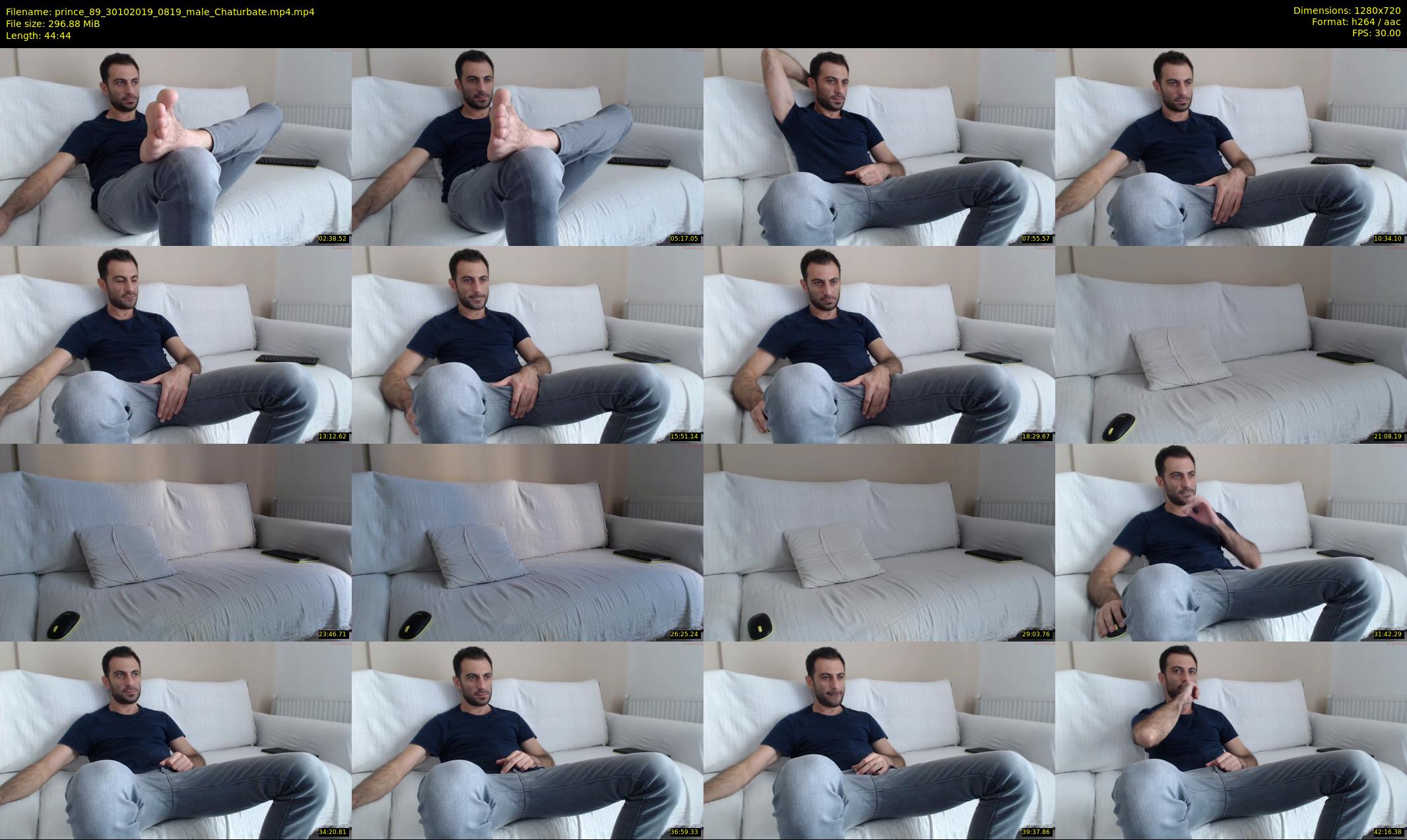 prince_89 — 45 minute Chaturbate male cam show recording, 720p, Oct 30, 2019