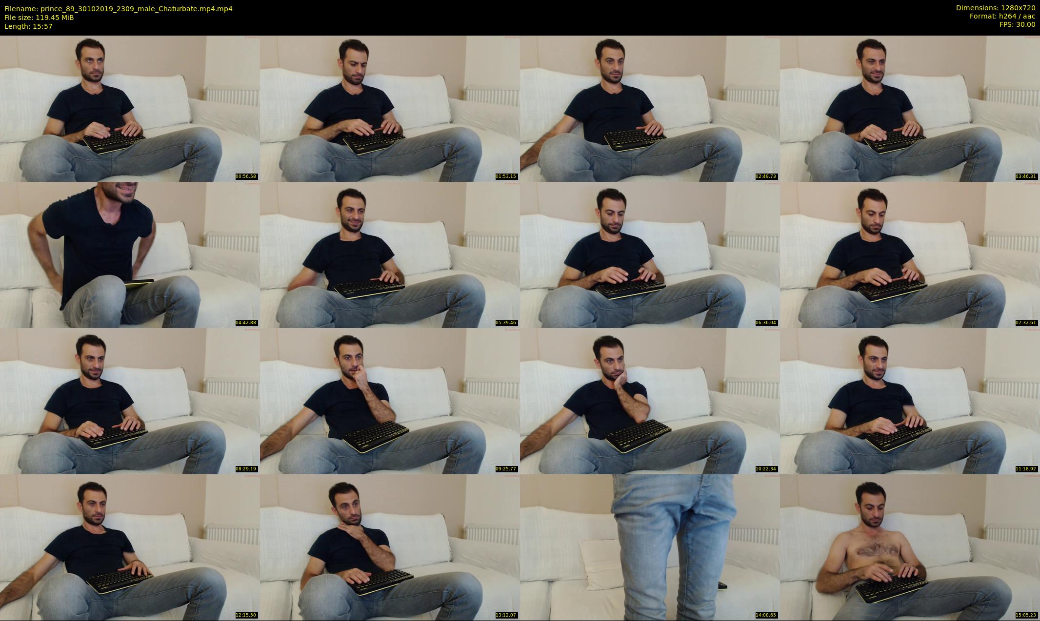 prince_89 — 16 minute Chaturbate male cam show recording, 720p, Oct 30, 2019