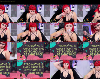 pyrowayne — 25 minute Chaturbate female cam show recording, 720p, Oct 31, 2019