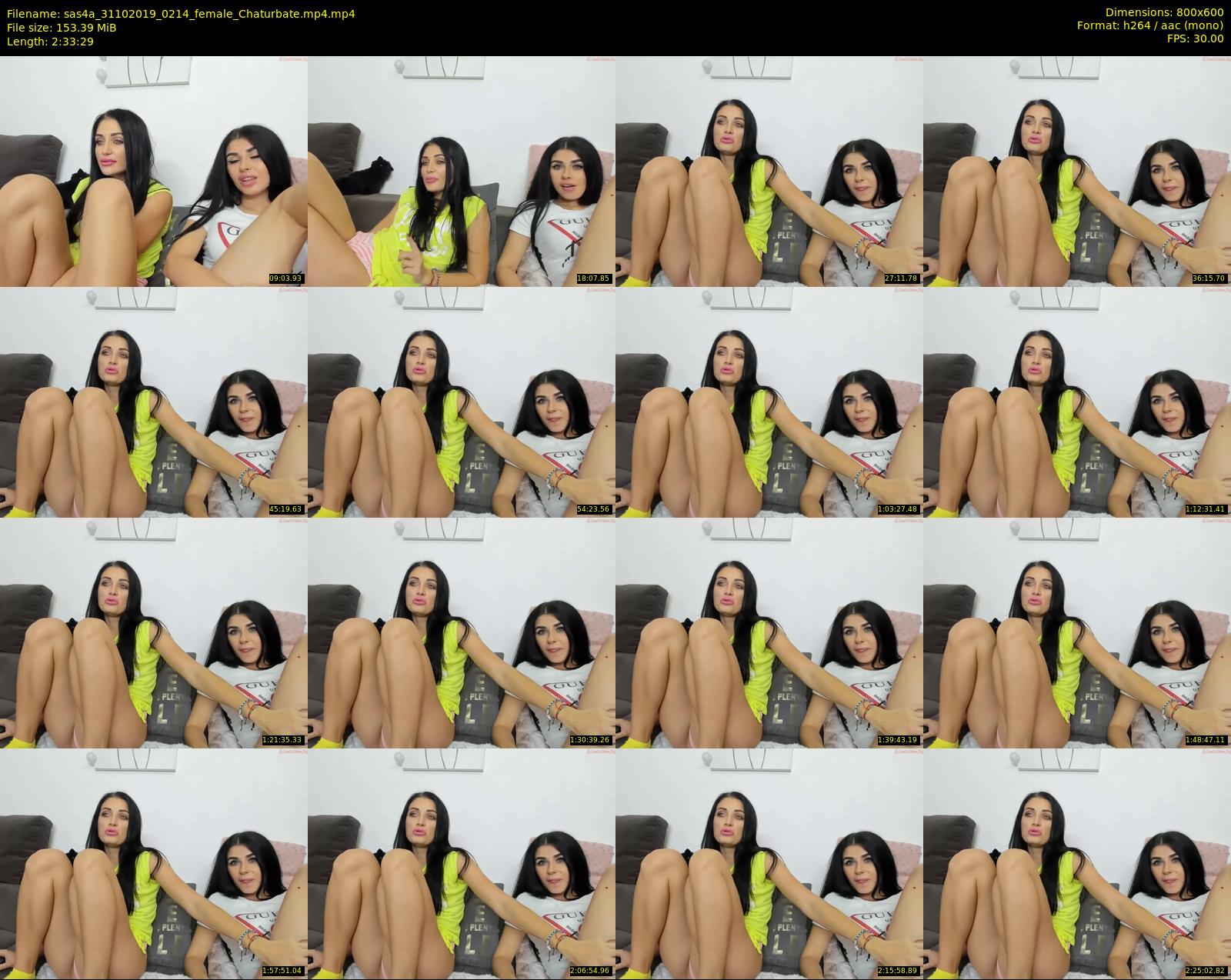 sas4a — 154 minute Chaturbate female cam show recording, 480p, Oct 31, 2019
