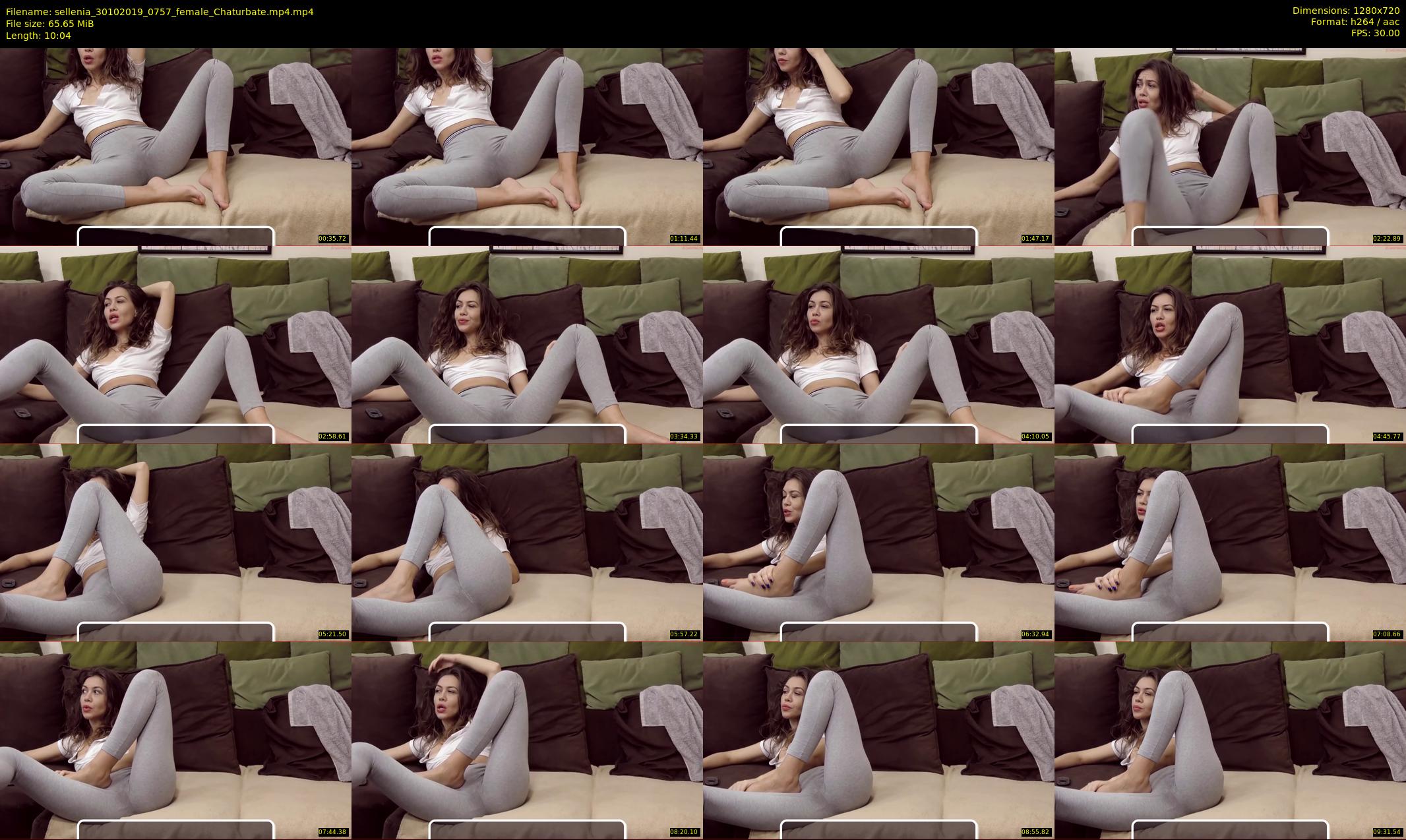 sellenia — 11 minute Chaturbate female cam show recording, 720p, Oct 30, 2019