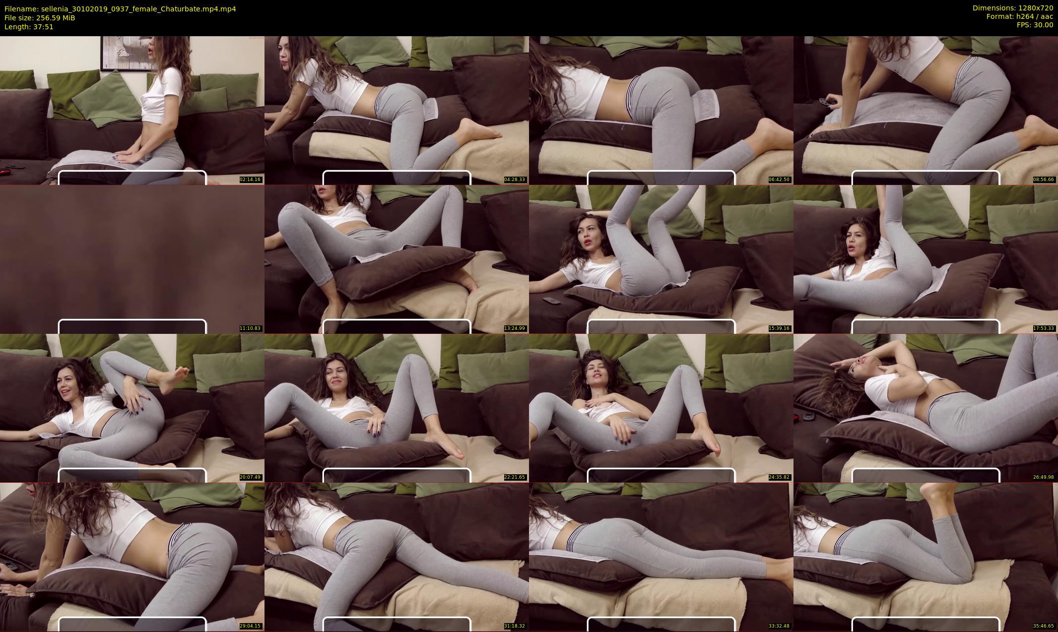 sellenia — 38 minute Chaturbate female cam show recording, 720p, Oct 30, 2019