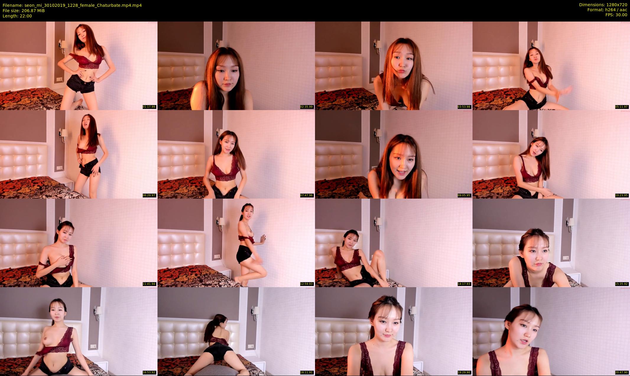 seon_mi — 22 minute Chaturbate female cam show recording, 720p, Oct 30, 2019