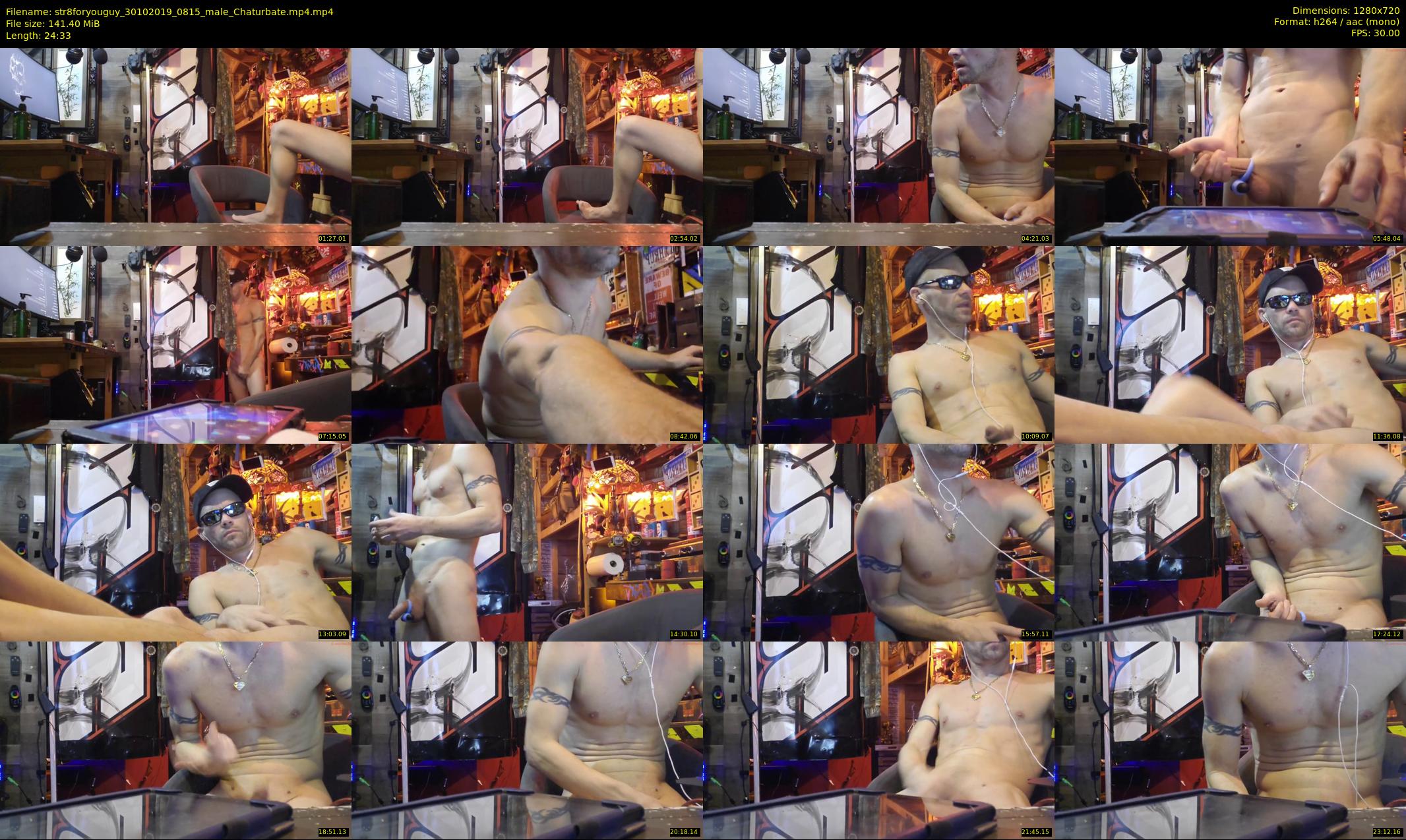 str8foryouguy — 25 minute Chaturbate male cam show recording, 720p, Oct 30, 2019