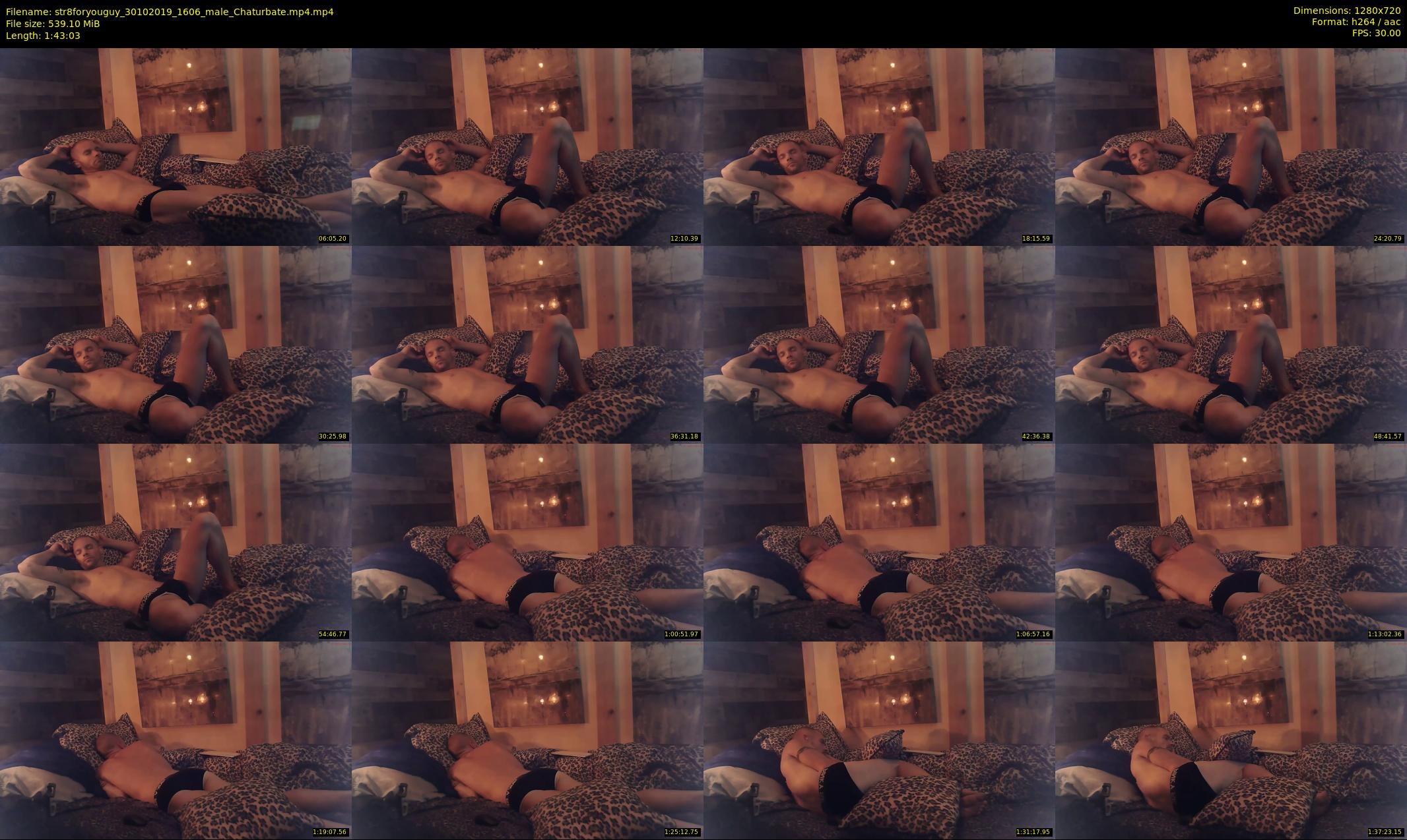 str8foryouguy — 104 minute Chaturbate male cam show recording, 720p, Oct 30, 2019
