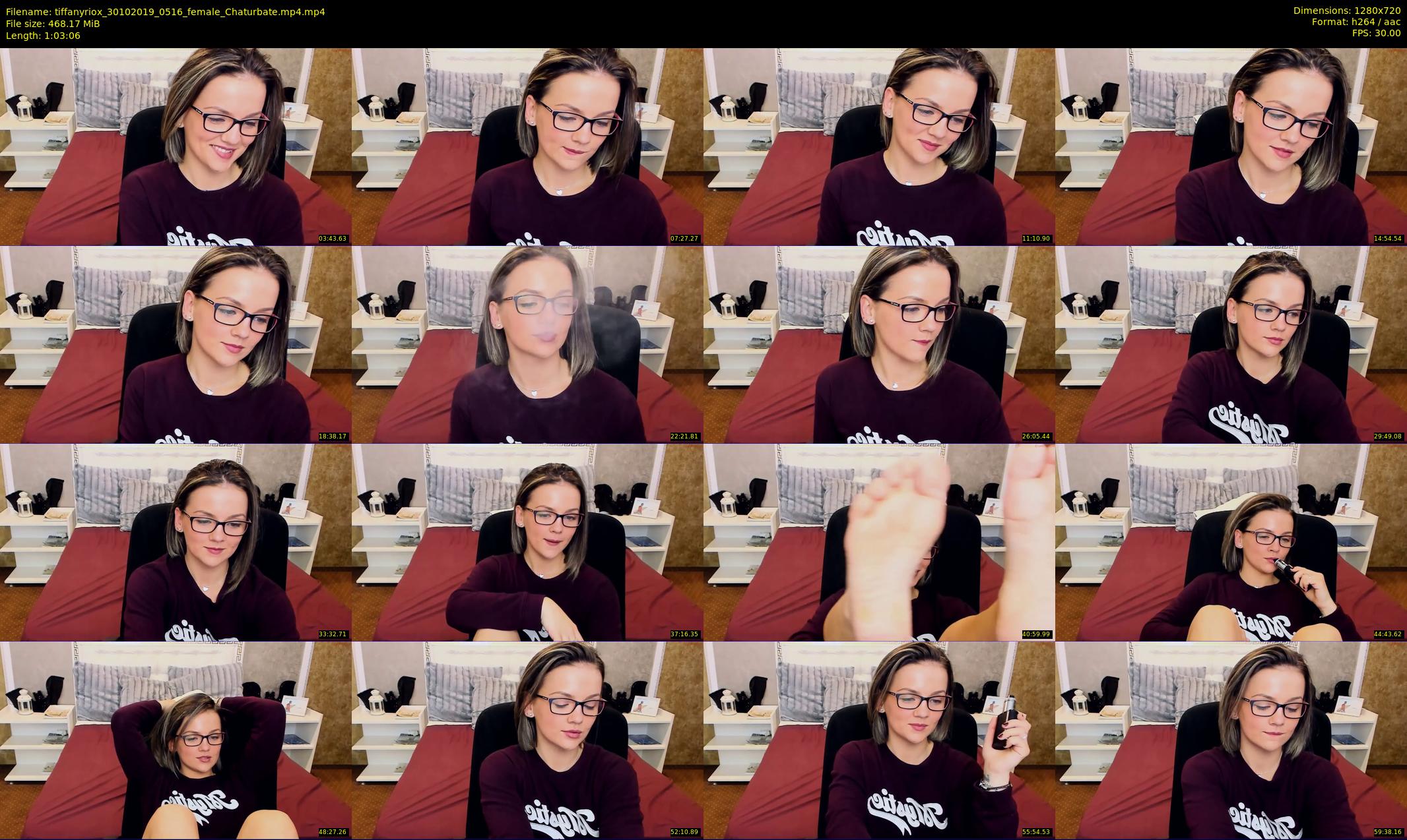 tiffanyriox — 64 minute Chaturbate female cam show recording, 720p, Oct 30, 2019
