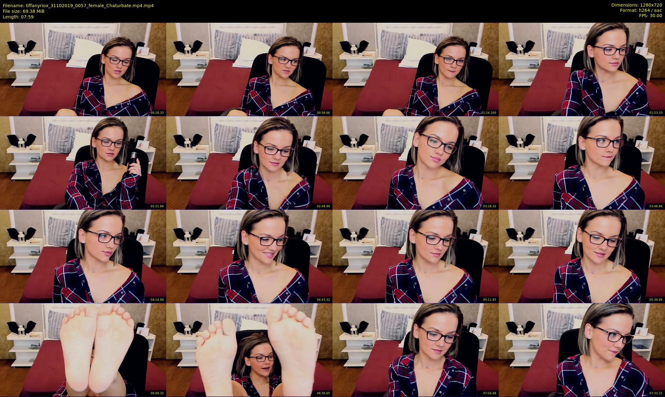 tiffanyriox — 8 minute Chaturbate female cam show recording, 720p, Oct 31, 2019