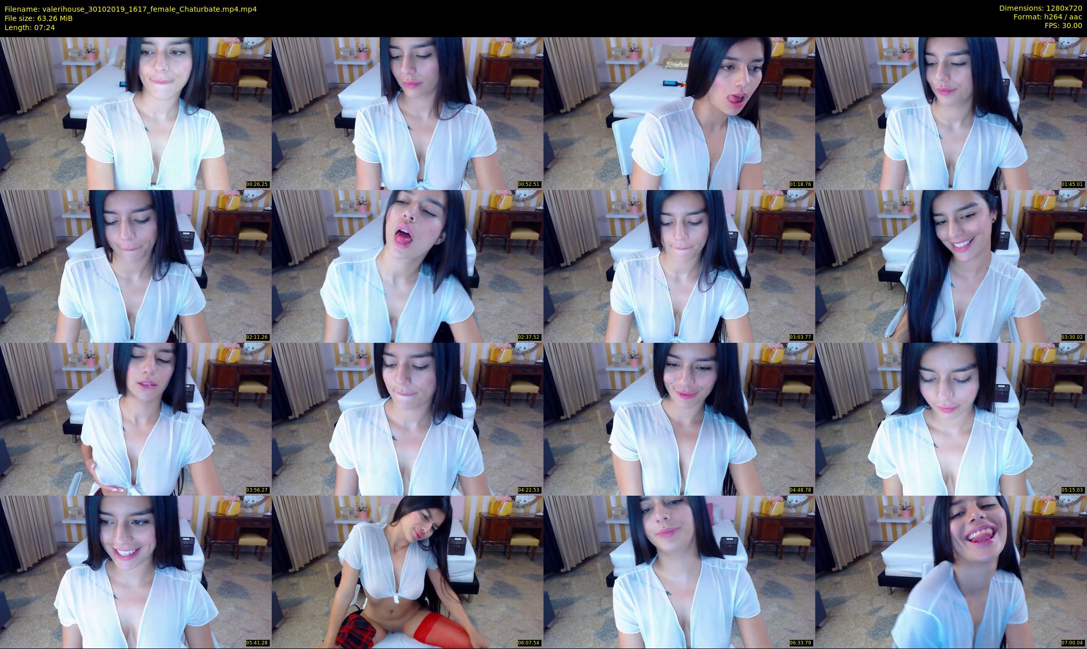 valerihouse — 8 minute Chaturbate female cam show recording, 720p, Oct 30, 2019
