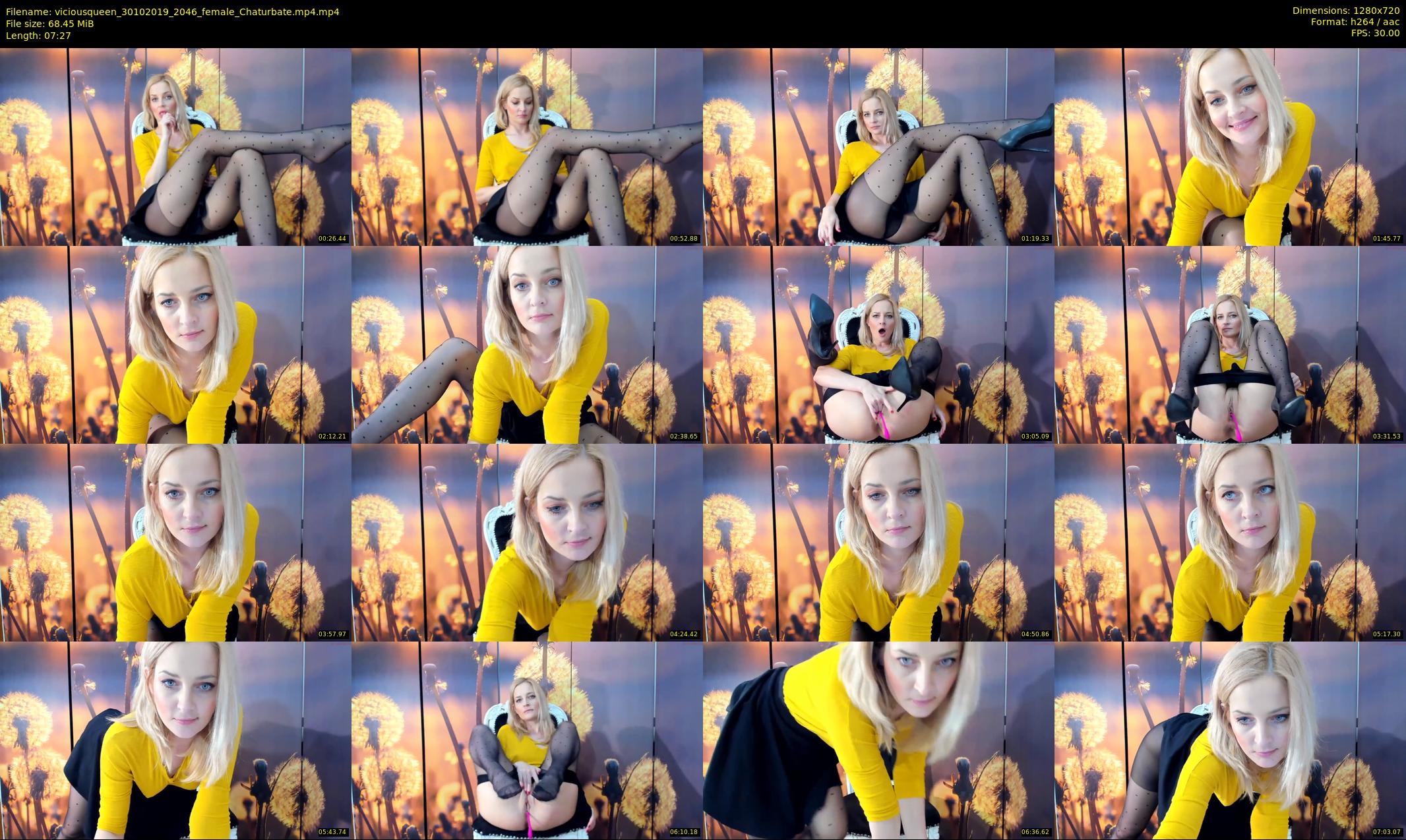 viciousqueen — 8 minute Chaturbate female cam show recording, 720p, Oct 30, 2019