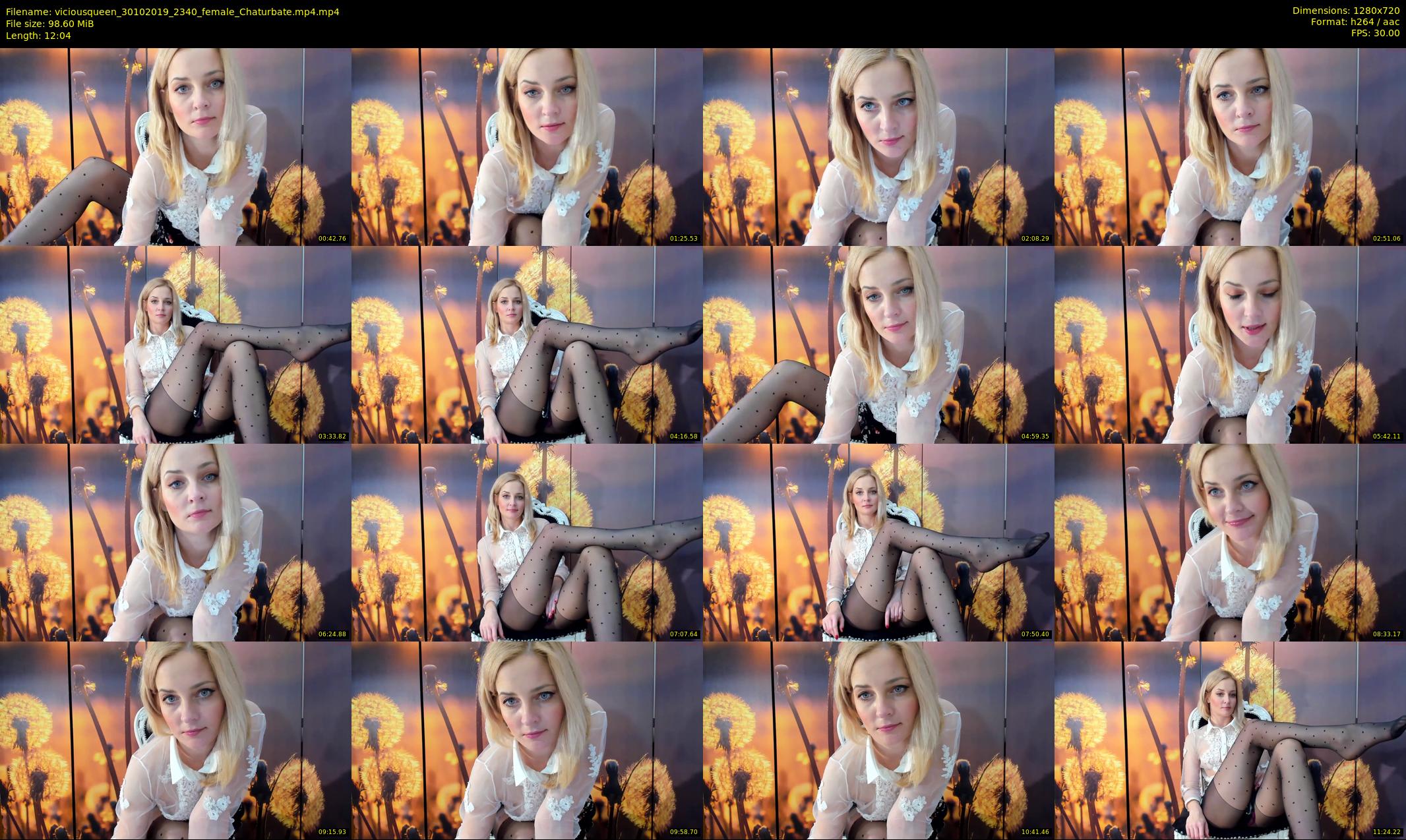 viciousqueen — 13 minute Chaturbate female cam show recording, 720p, Oct 30, 2019