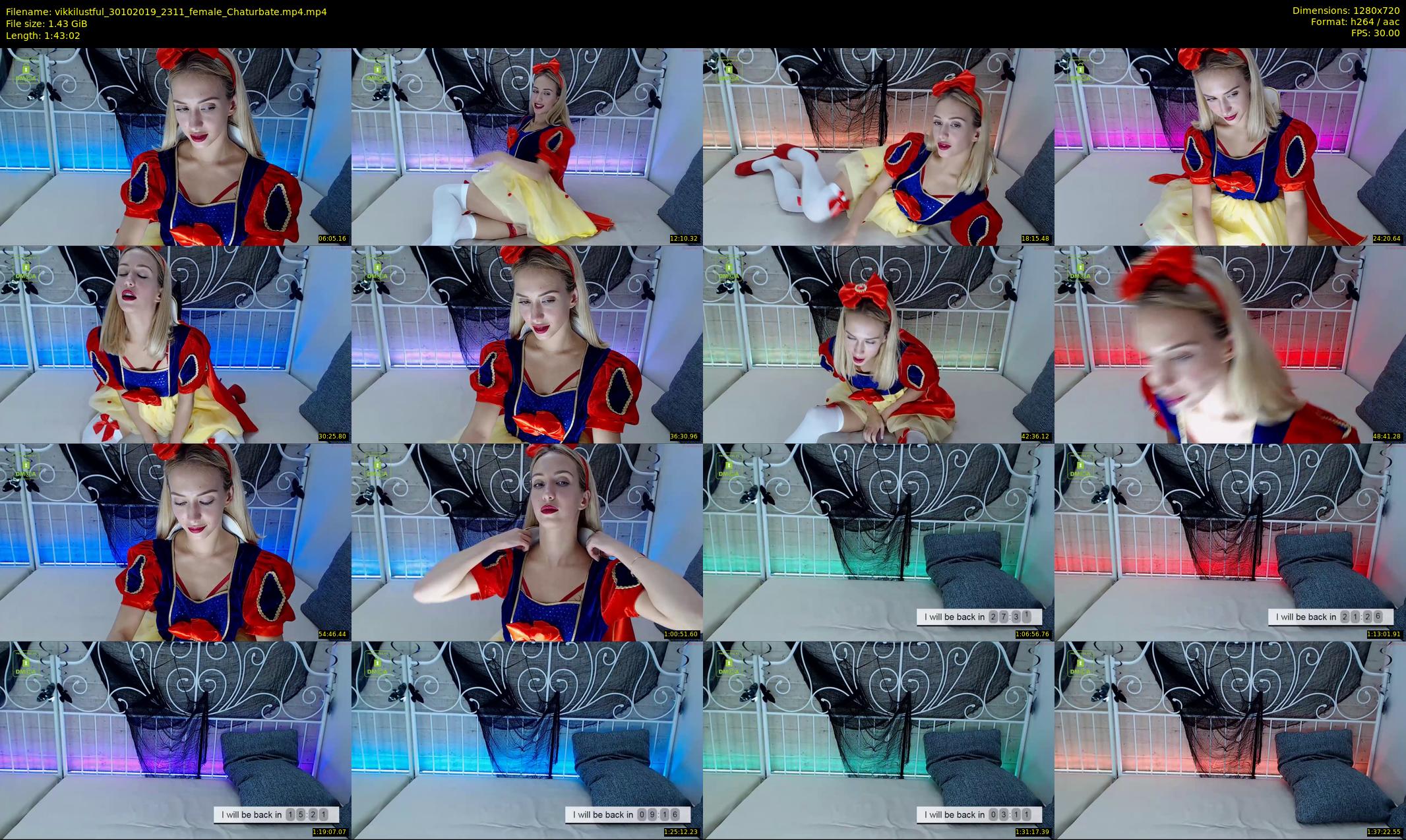 vikkilustful — 104 minute Chaturbate female cam show recording, 720p, Oct 30, 2019