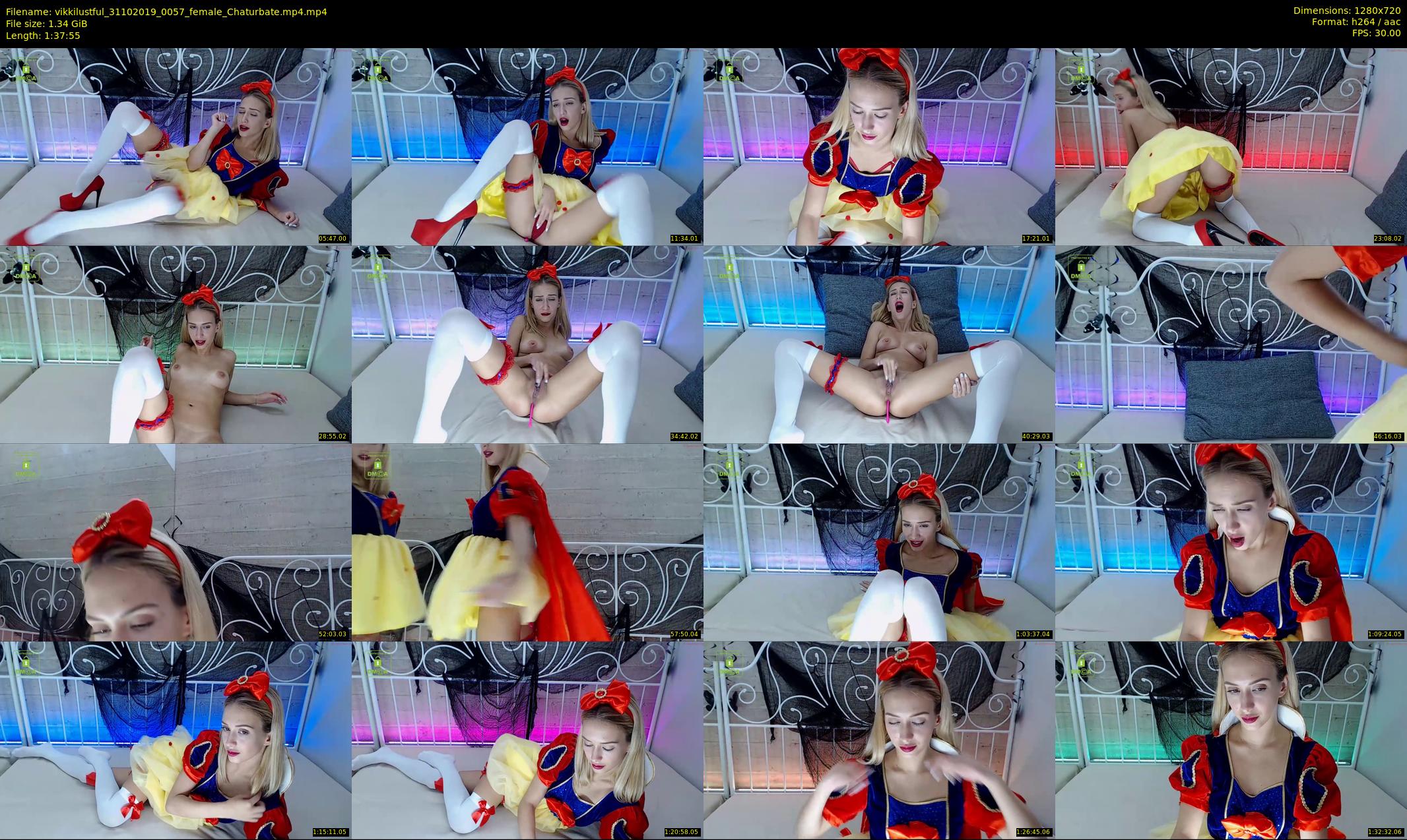 vikkilustful — 98 minute Chaturbate female cam show recording, 720p, Oct 31, 2019