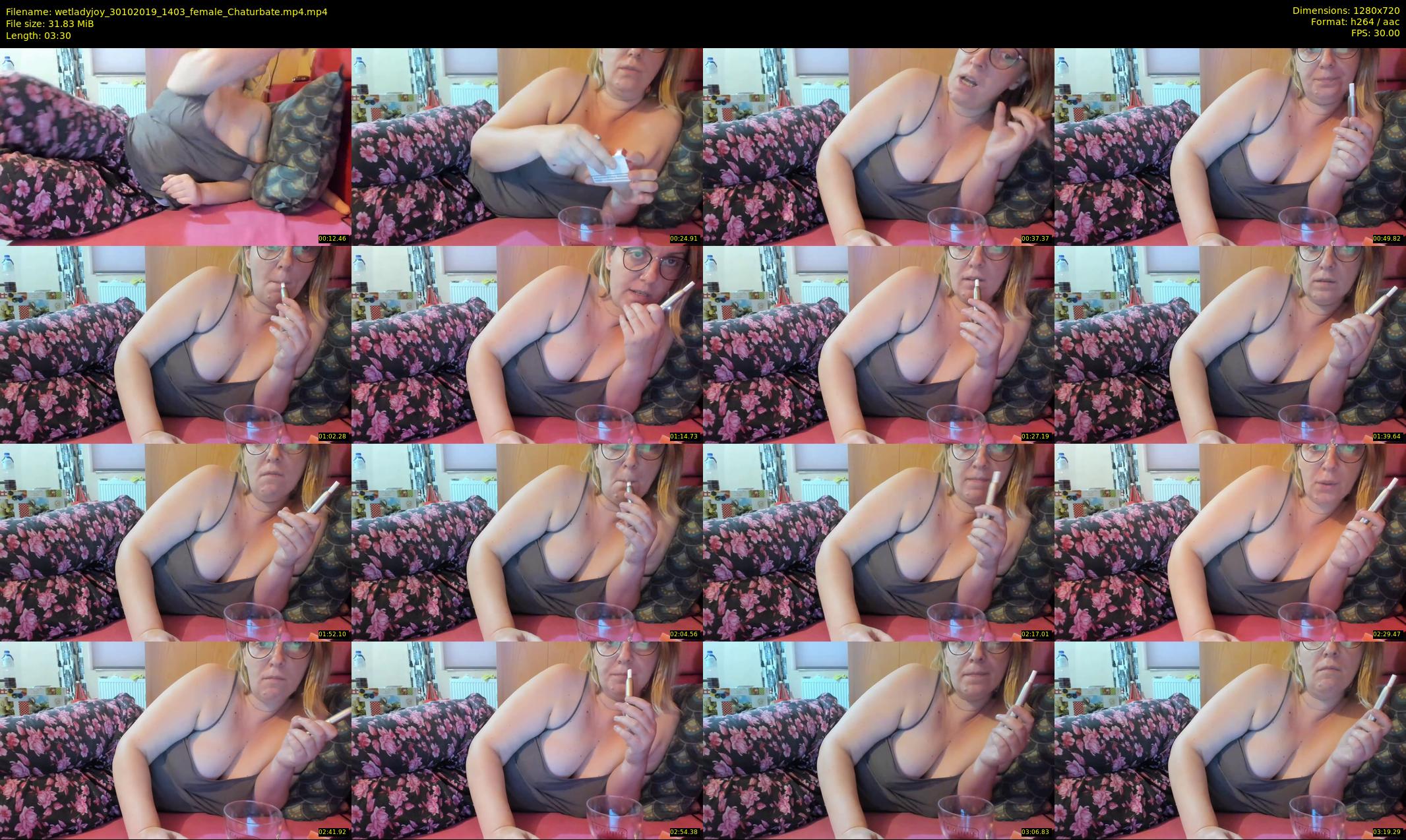 wetladyjoy — 4 minute Chaturbate female cam show recording, 720p, Oct 30, 2019