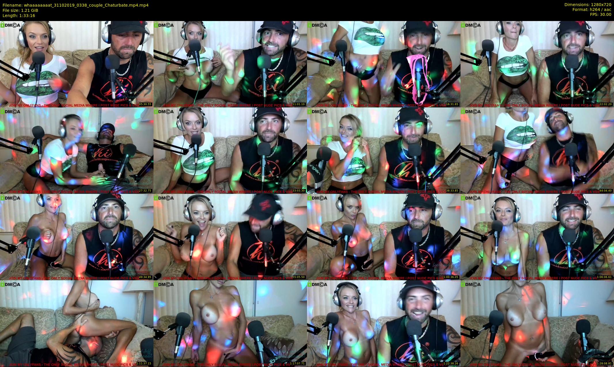 whaaaaaaaat — 94 minute Chaturbate couple cam show recording, 720p, Oct 31, 2019