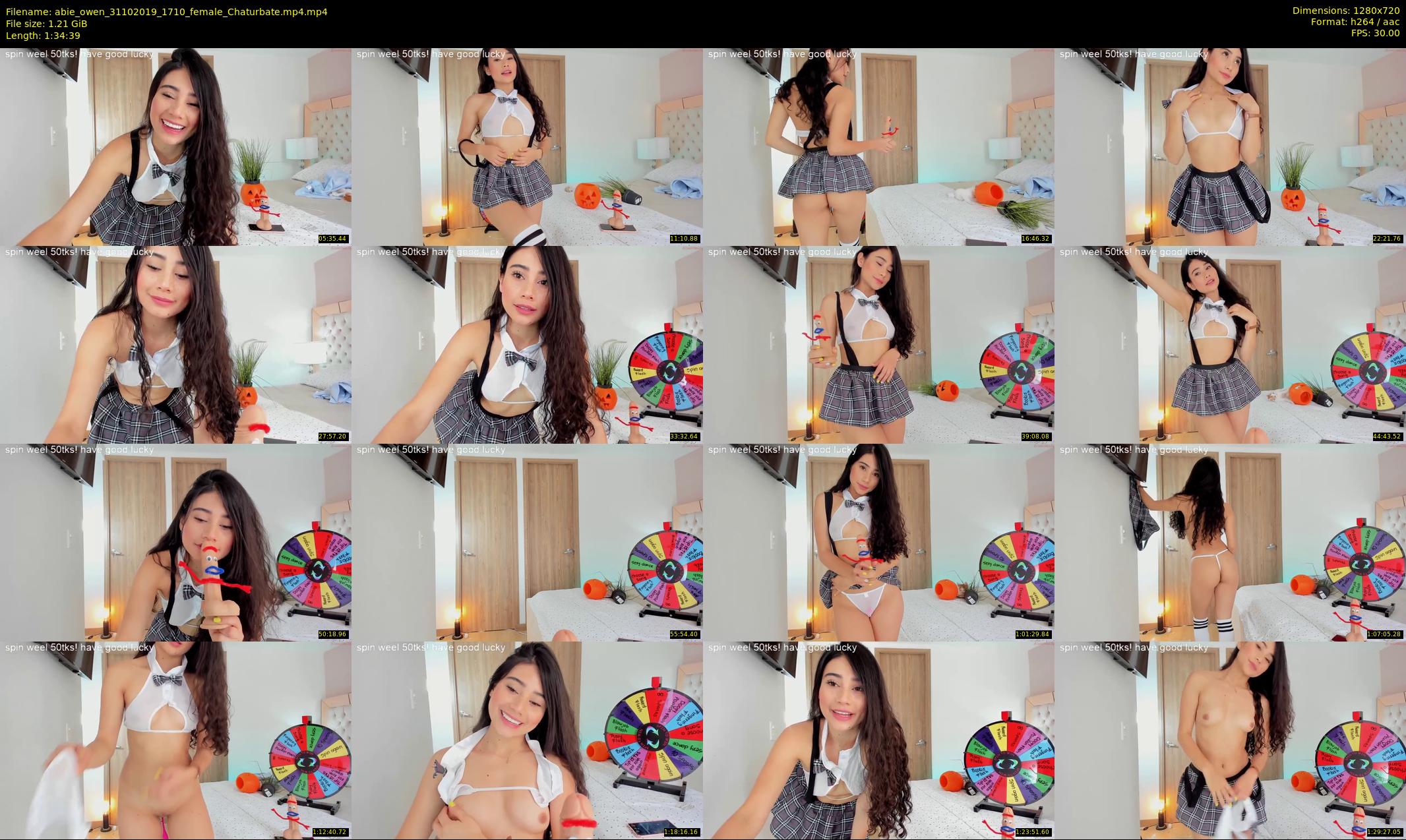 abie_owen — 95 minute Chaturbate female cam show recording, 720p, Oct 31, 2019