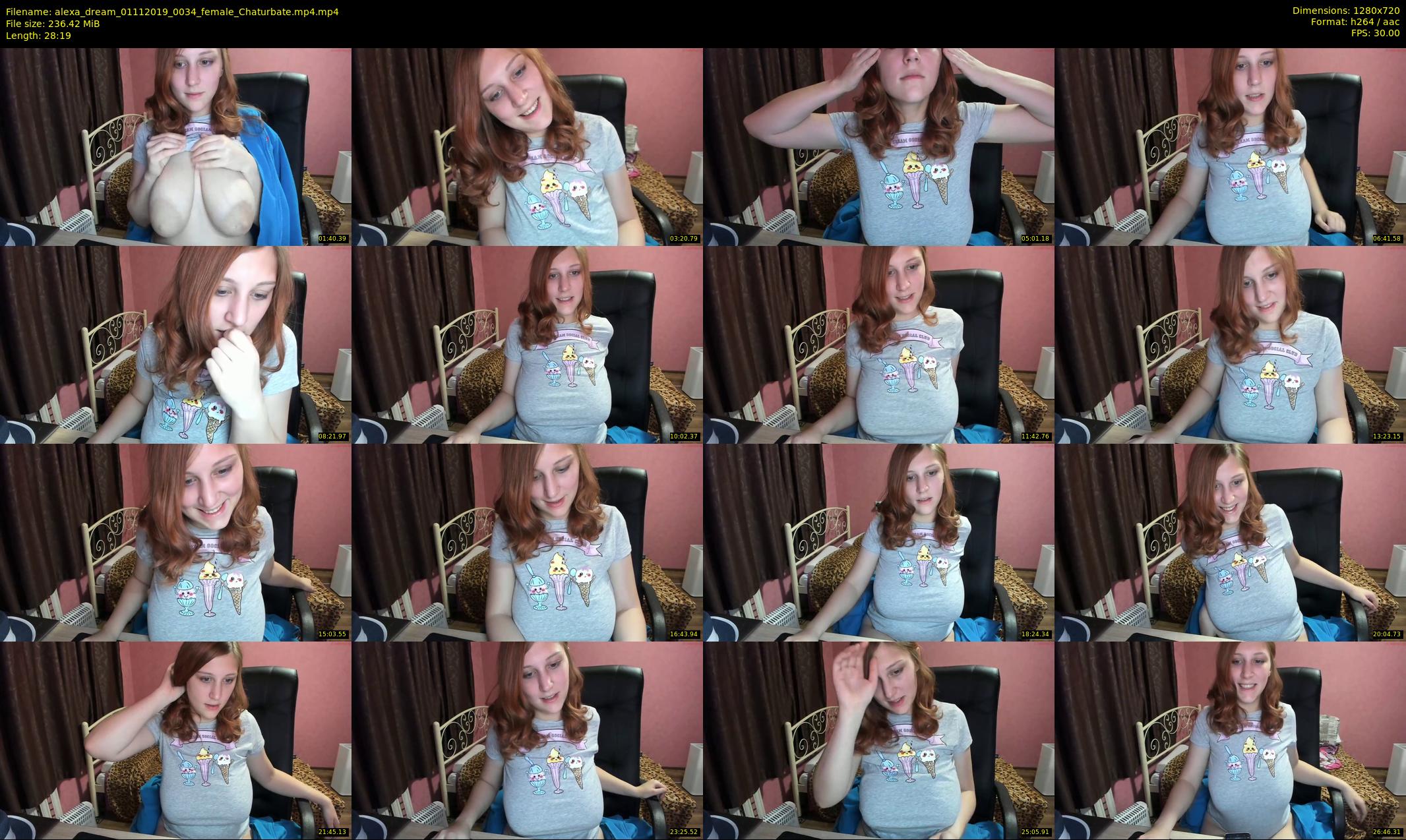 alexa_dream — 29 minute Chaturbate female cam show recording, 720p, Nov 1, 2019