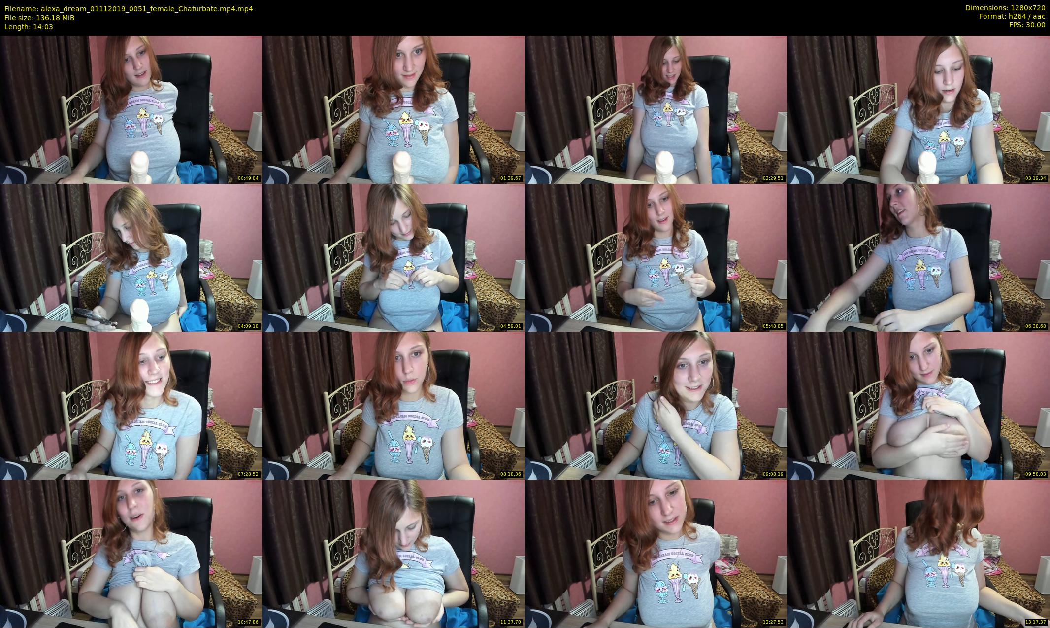 alexa_dream — 15 minute Chaturbate female cam show recording, 720p, Nov 1, 2019
