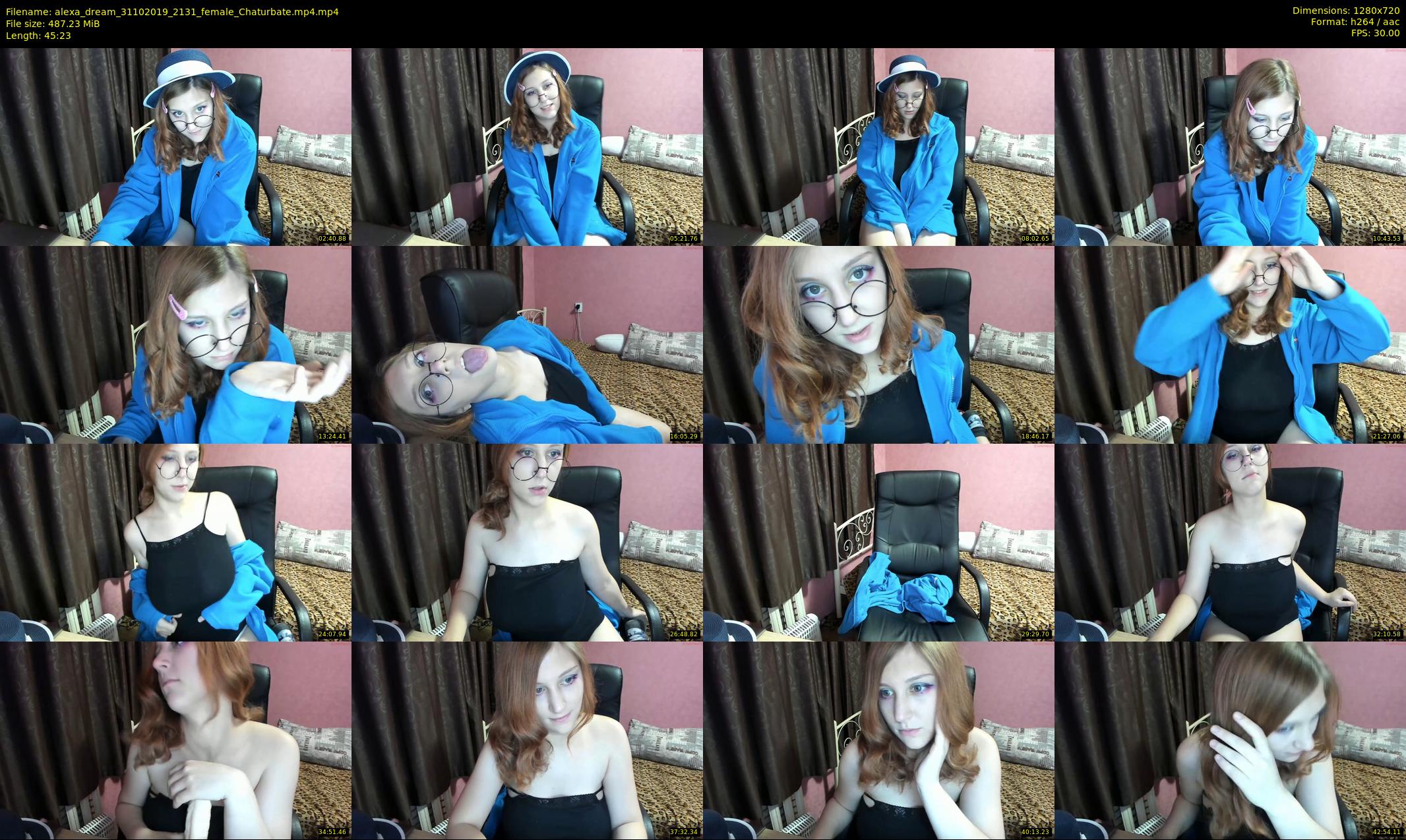 alexa_dream — 46 minute Chaturbate female cam show recording, 720p, Oct 31, 2019