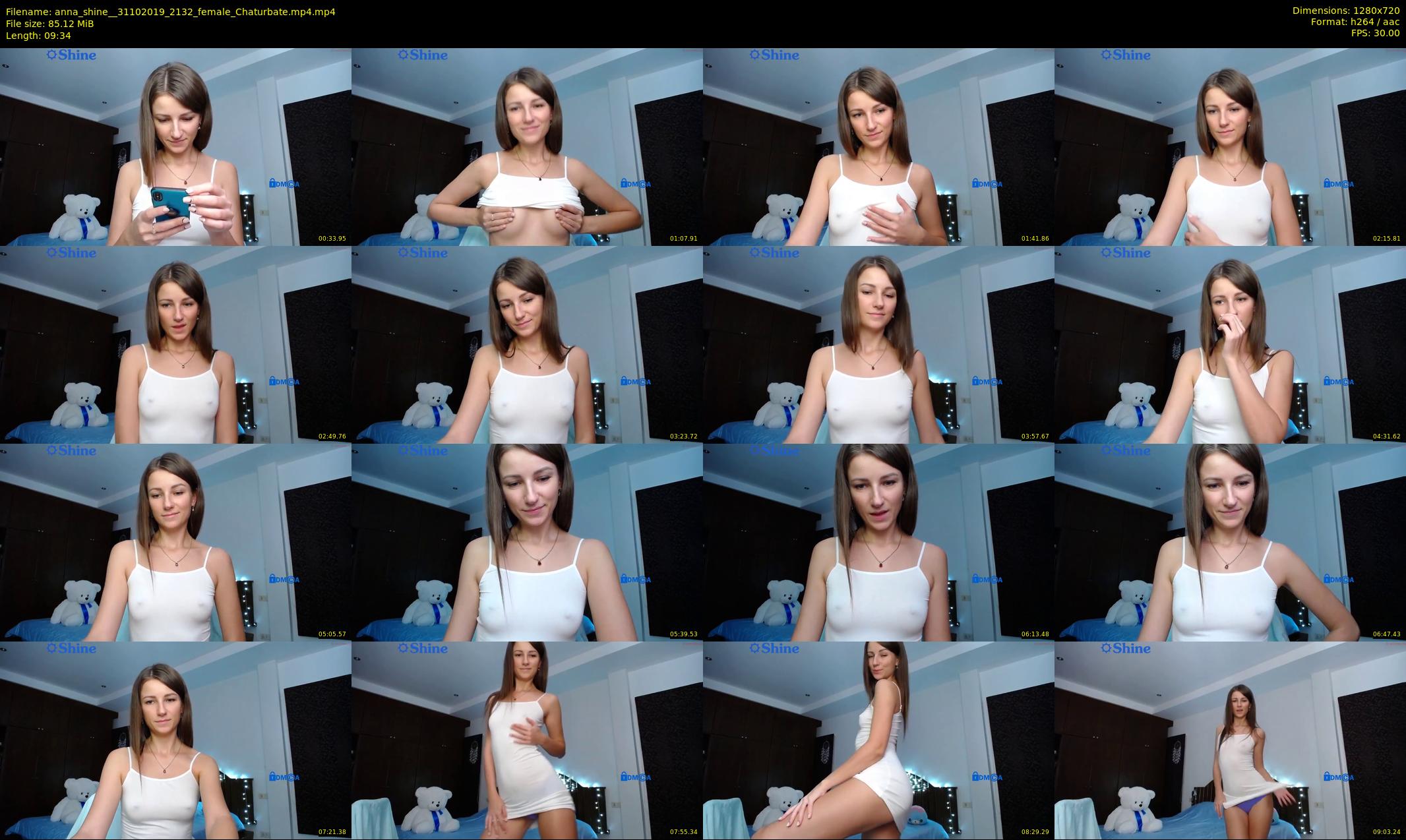 anna_shine_ — 10 minute Chaturbate female cam show recording, 720p, Oct 31, 2019