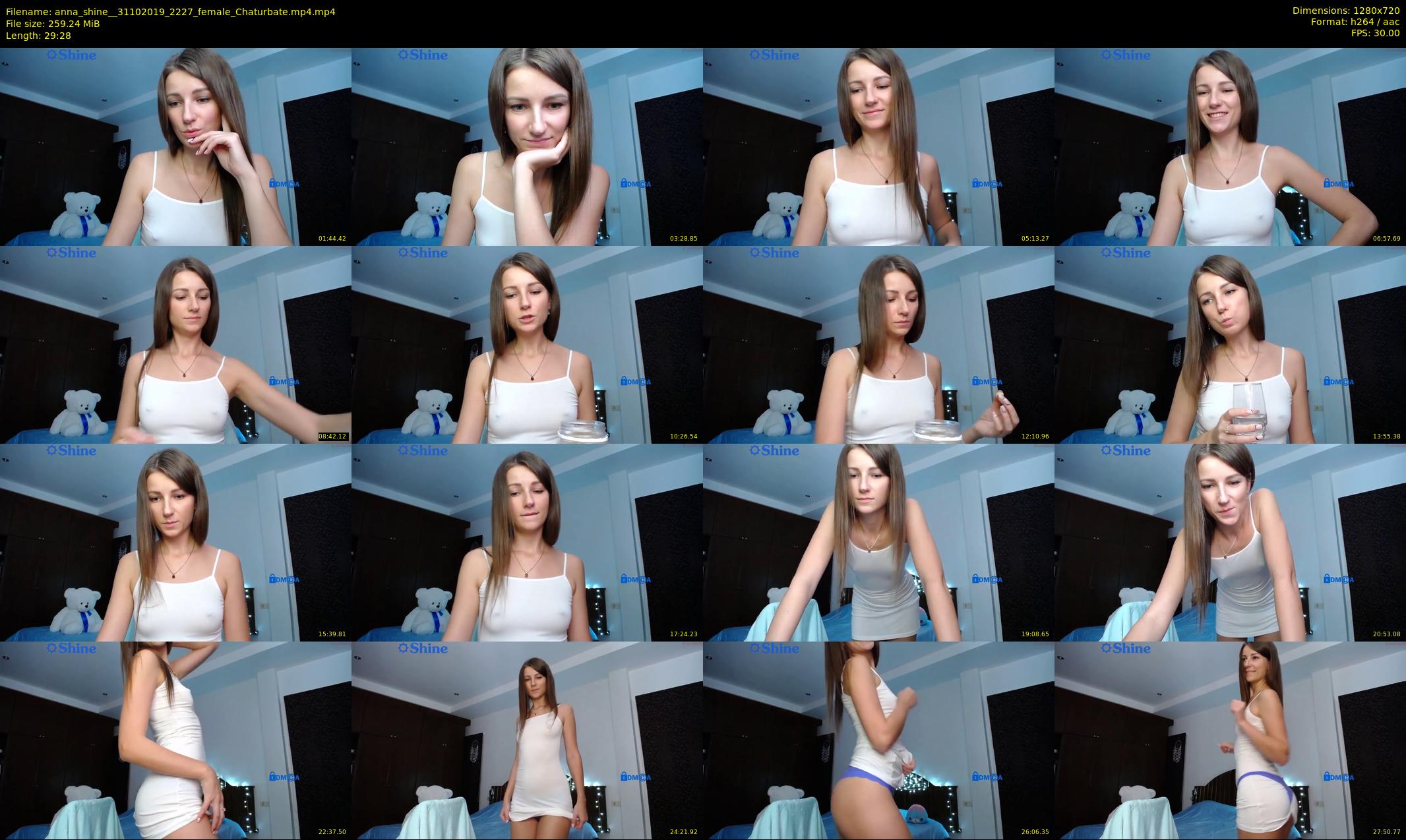 anna_shine_ — 30 minute Chaturbate female cam show recording, 720p, Oct 31, 2019