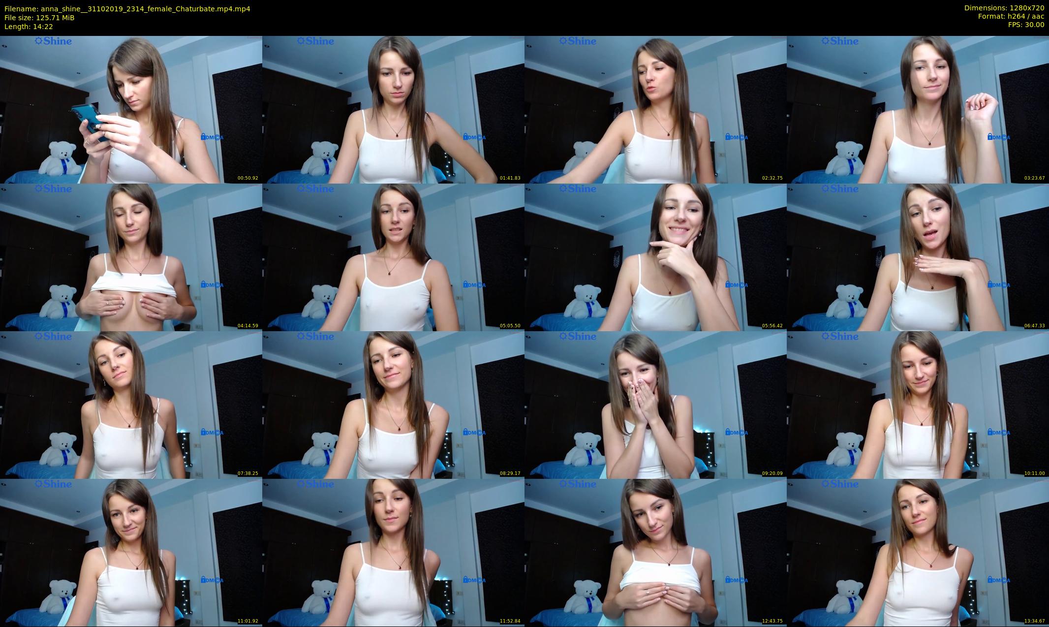 anna_shine_ — 15 minute Chaturbate female cam show recording, 720p, Oct 31, 2019