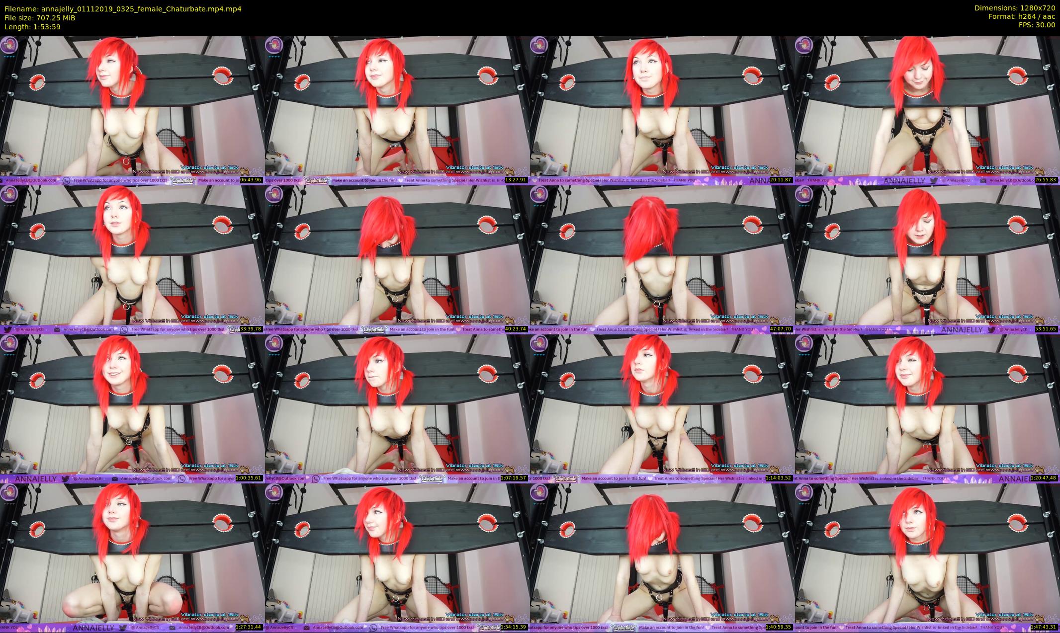 annajelly — 114 minute Chaturbate couple cam show recording, 720p, Nov 1, 2019
