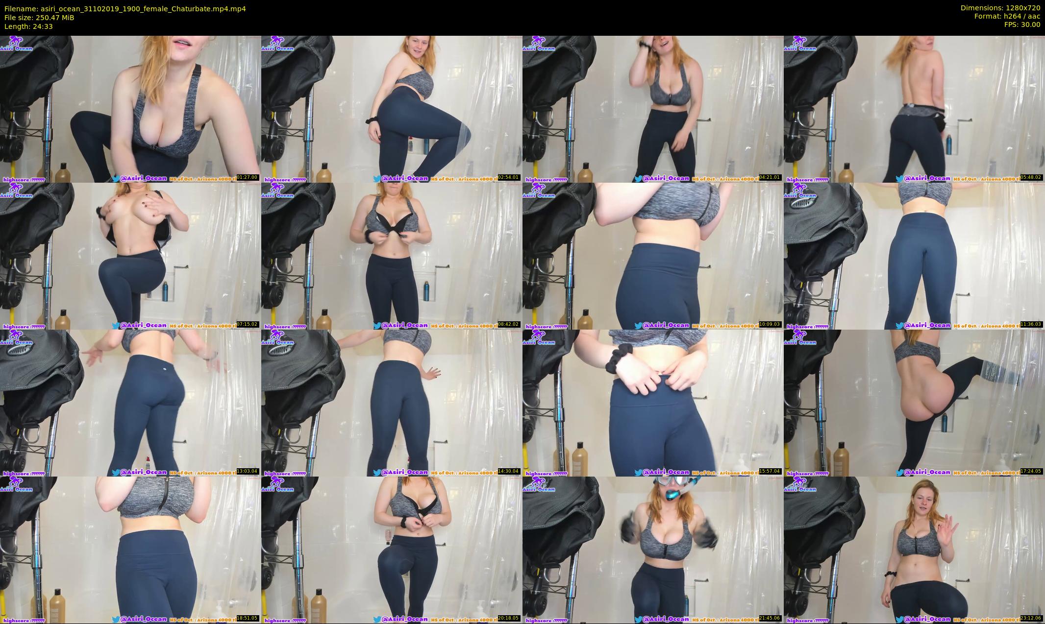 asiri_ocean — 25 minute Chaturbate female cam show recording, 720p, Oct 31, 2019