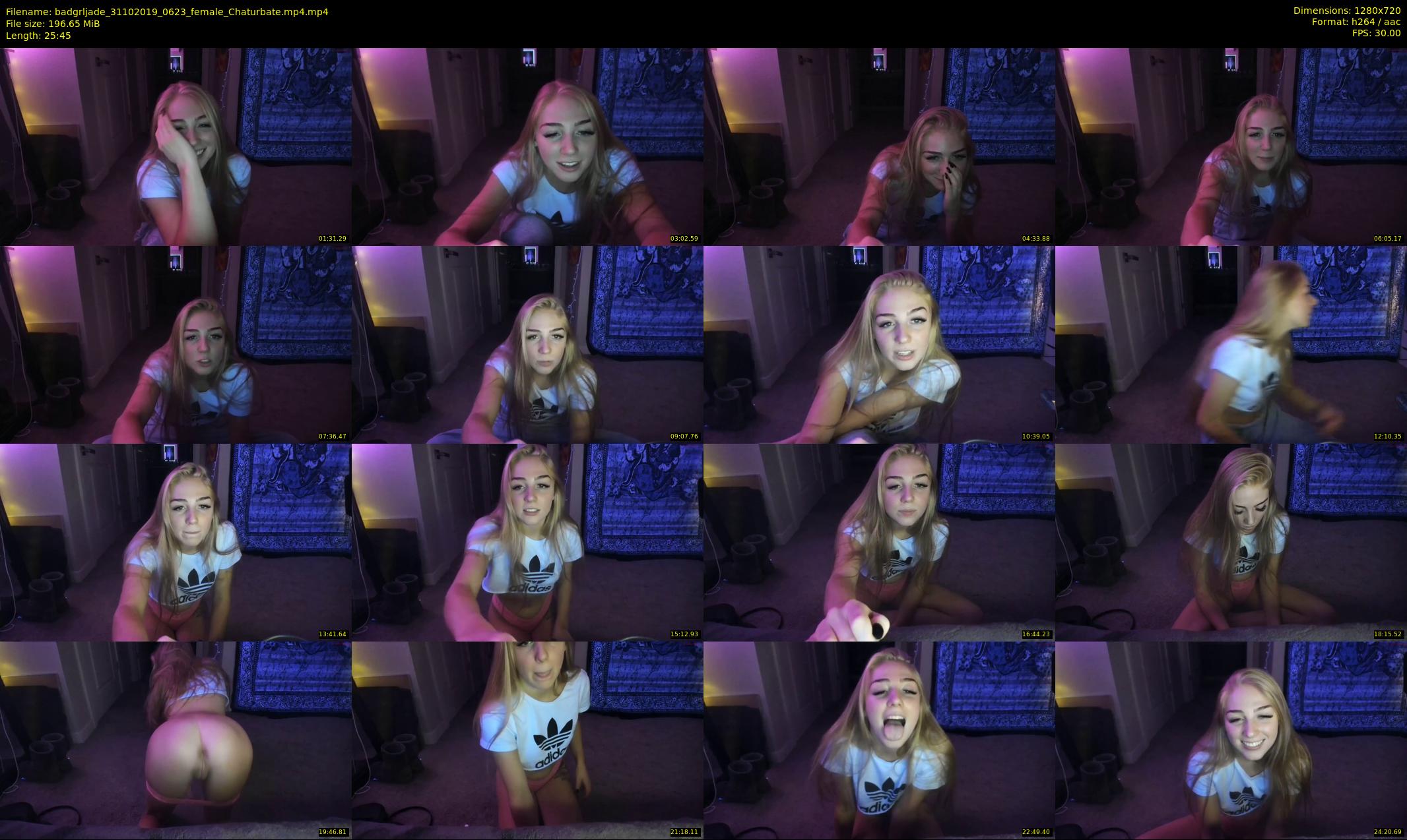 badgrljade — 26 minute Chaturbate female cam show recording, 720p, Oct 31, 2019