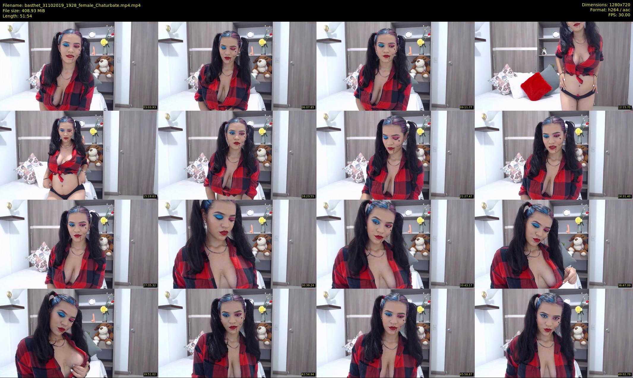 basthet — 52 minute Chaturbate female cam show recording, 720p, Oct 31, 2019