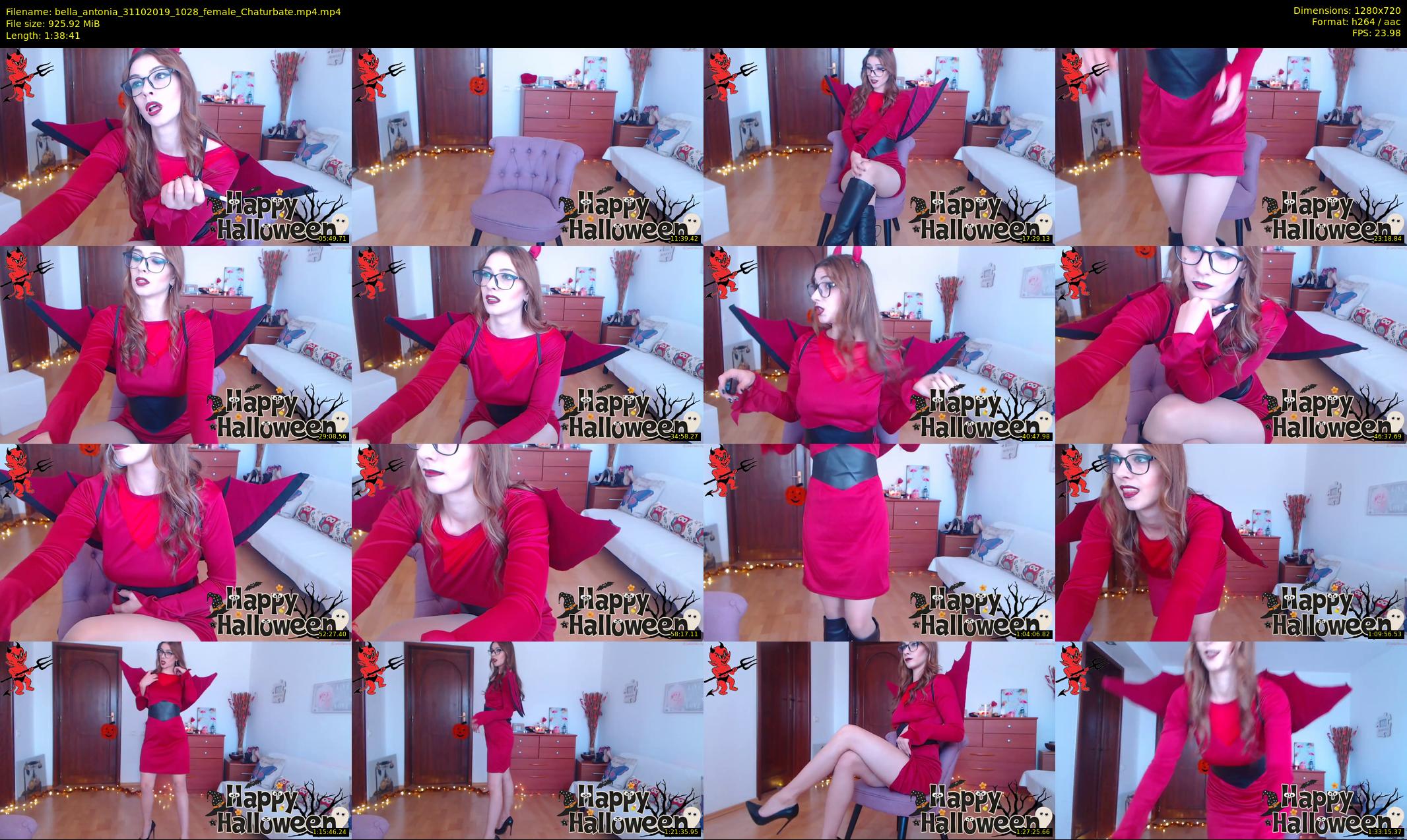 bella_antonia — 99 minute Chaturbate female cam show recording, 720p, Oct 31, 2019