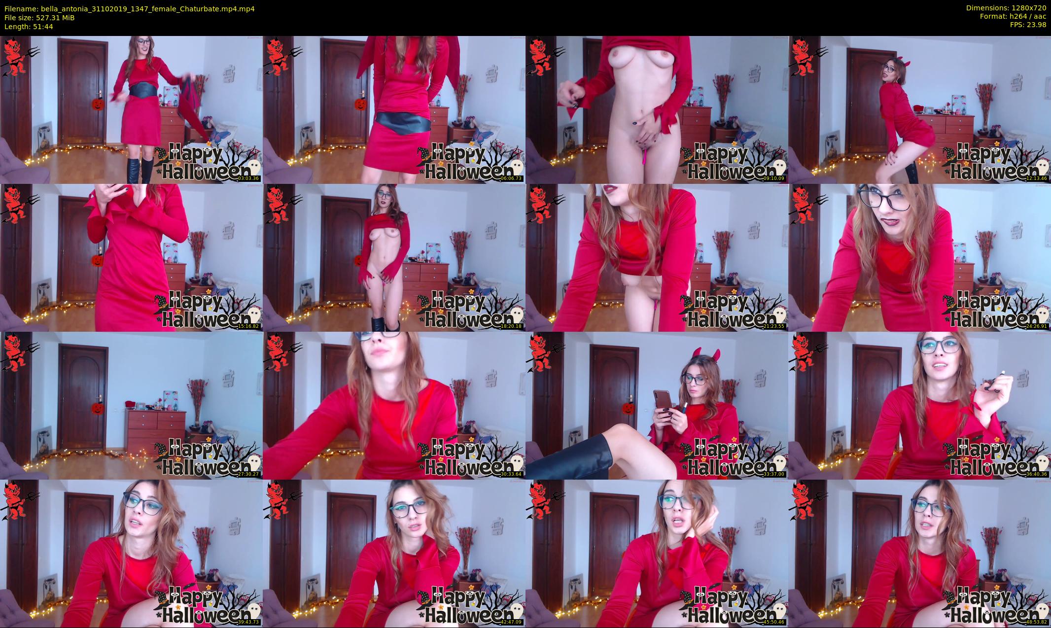 bella_antonia — 52 minute Chaturbate female cam show recording, 720p, Oct 31, 2019