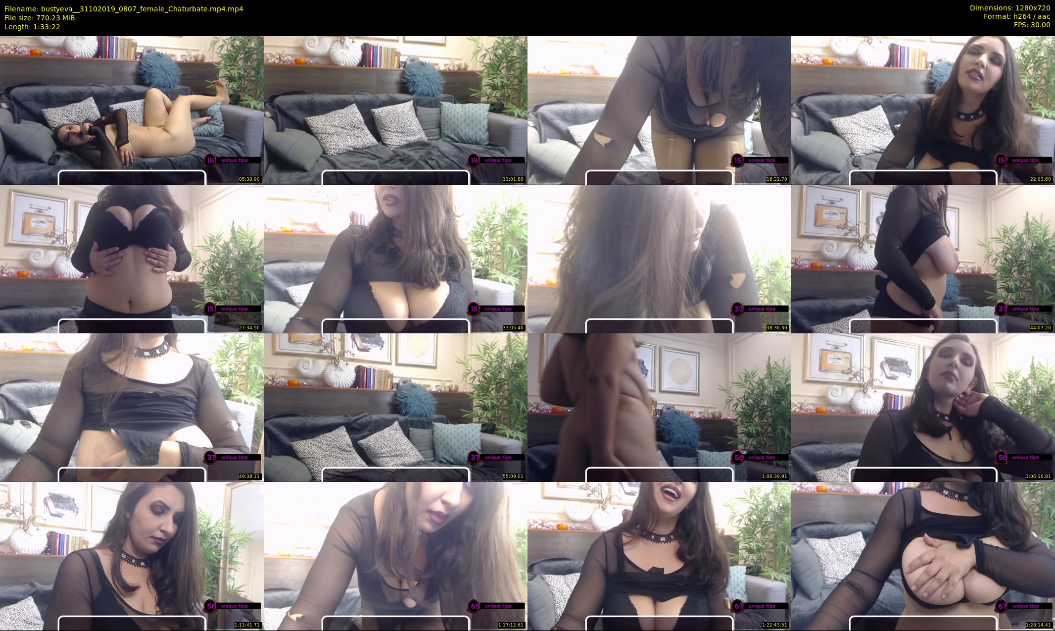 bustyeva_ — 94 minute Chaturbate female cam show recording, 720p, Oct 31, 2019