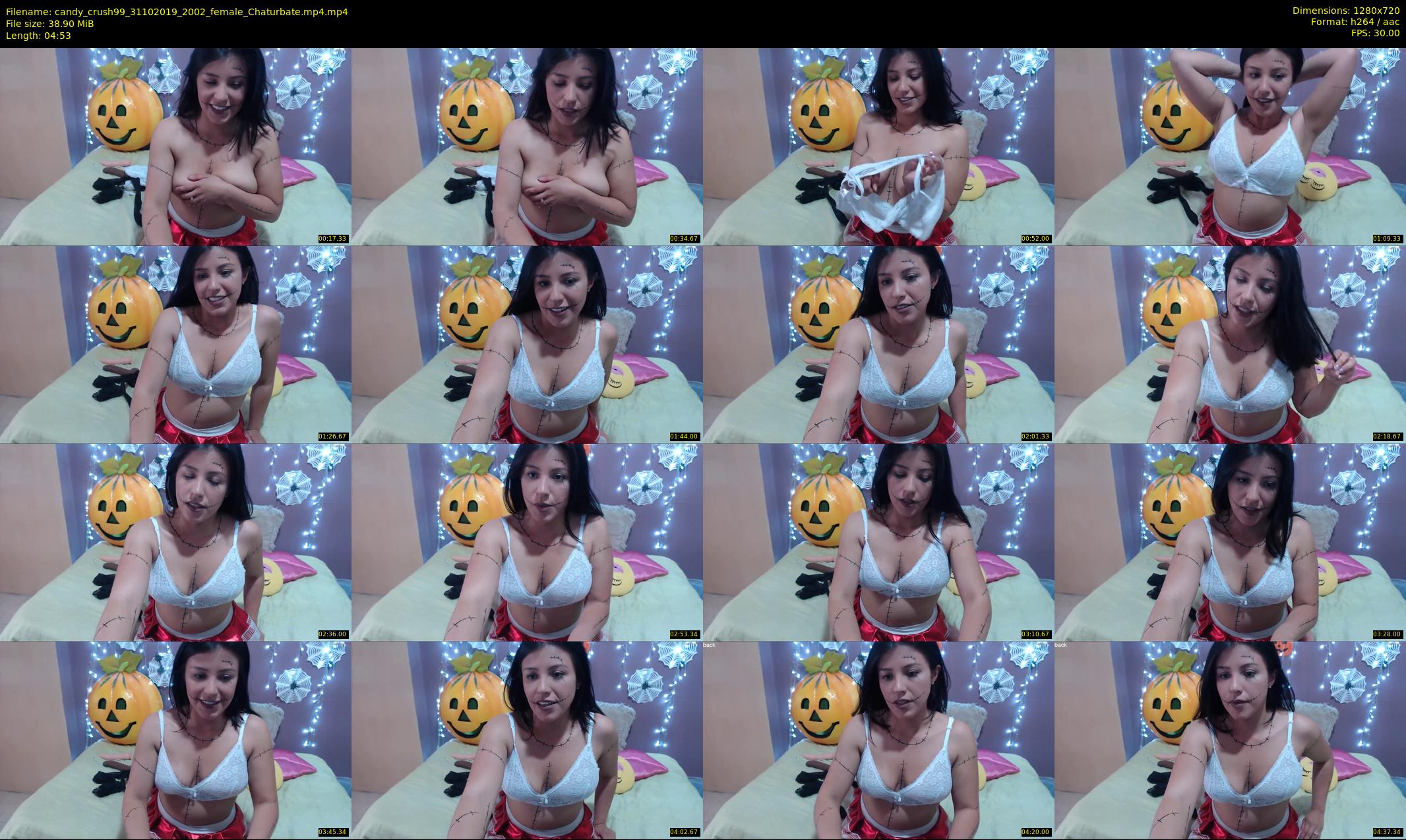 candy_crush99 — 5 minute Chaturbate female cam show recording, 720p, Oct 31, 2019
