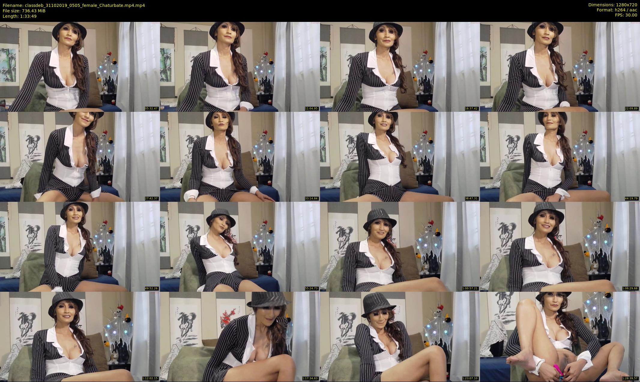 classdeb — 94 minute Chaturbate female cam show recording, 720p, Oct 31, 2019