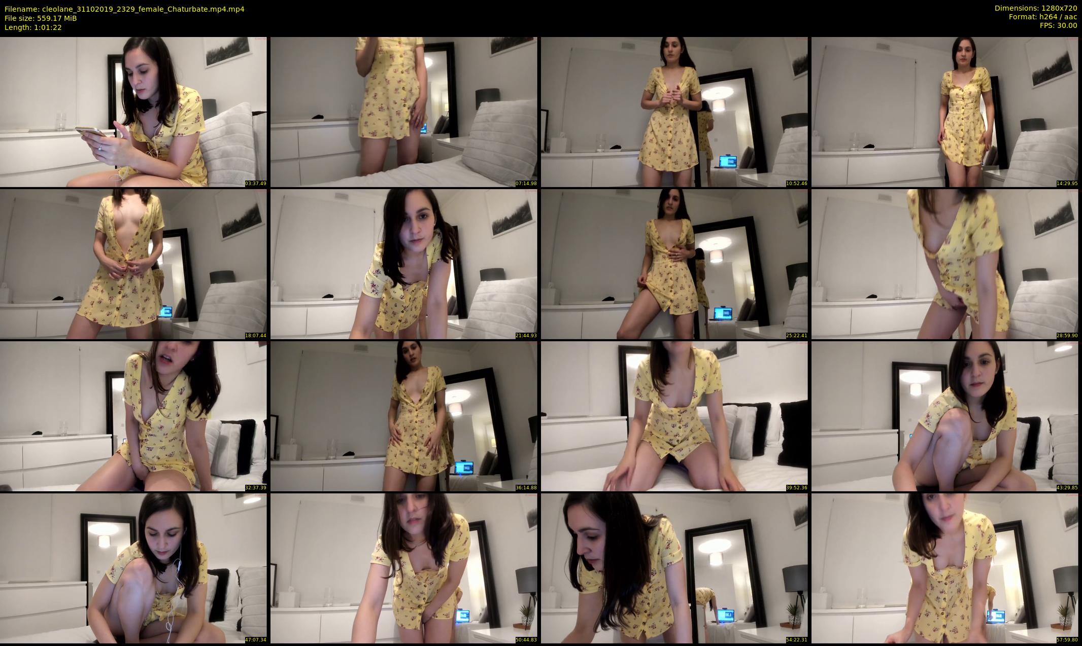 cleolane — 62 minute Chaturbate female cam show recording, 720p, Oct 31, 2019