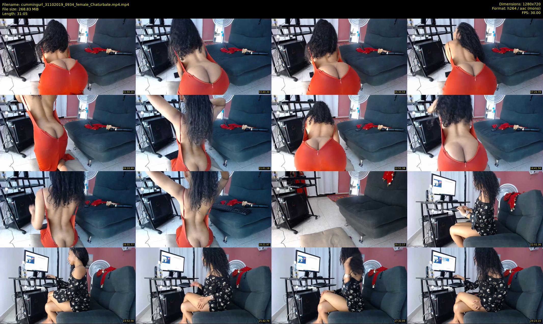 cummingurl — 32 minute Chaturbate couple cam show recording, 720p, Oct 31, 2019