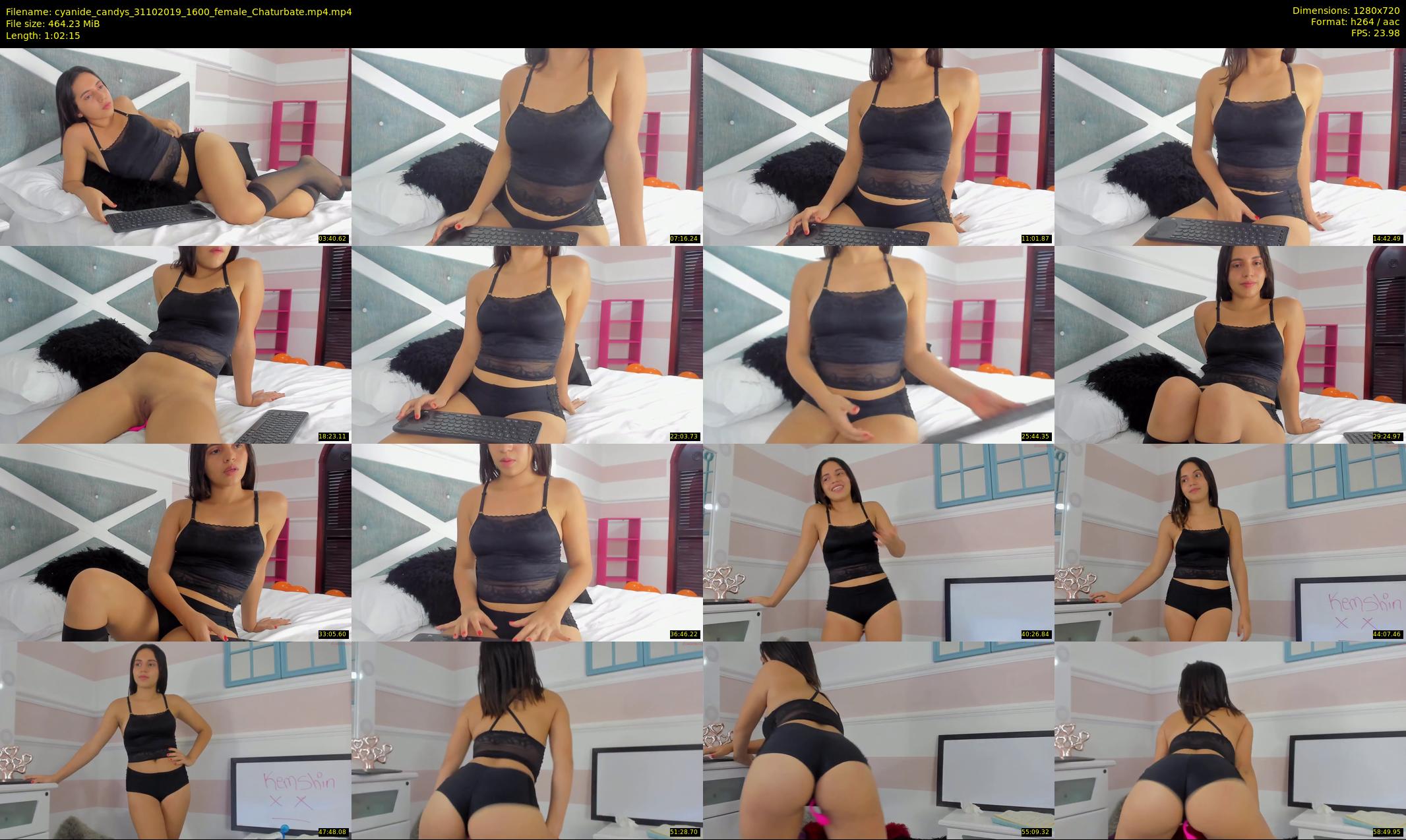 cyanide_candys — 63 minute Chaturbate female cam show recording, 720p, Oct 31, 2019