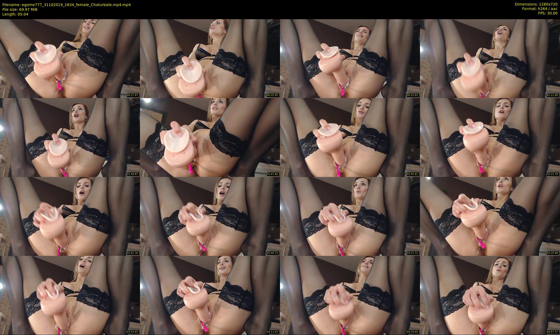 egome777 — 6 minute Chaturbate female cam show recording, 720p, Oct 31, 2019