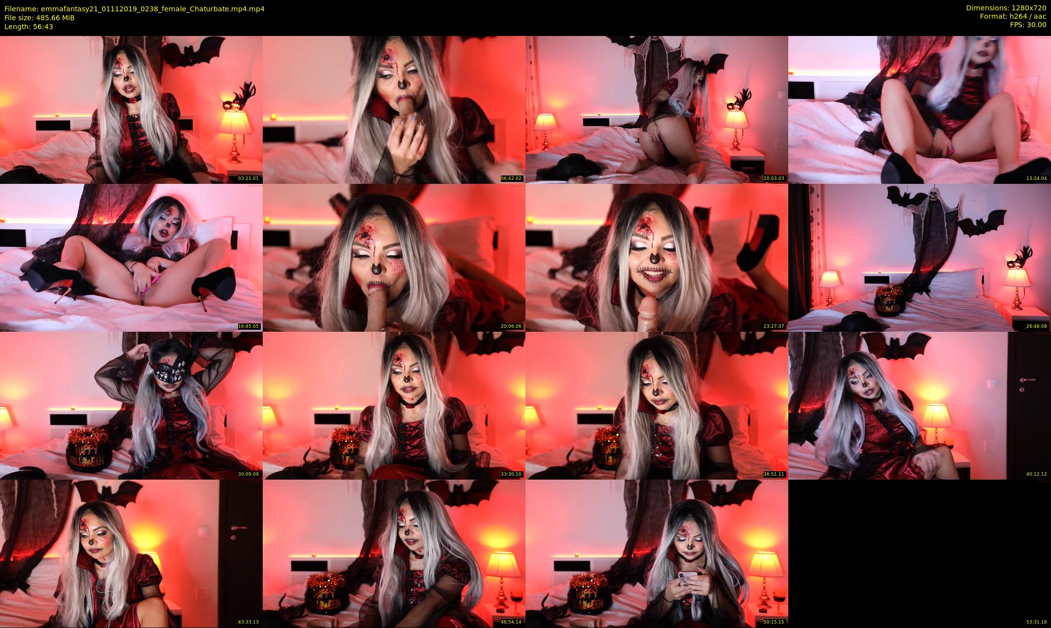emmafantasy21 — 57 minute Chaturbate couple cam show recording, 720p, Nov 1, 2019