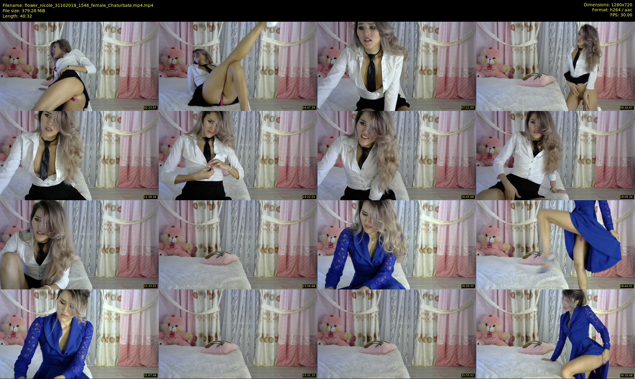 flower_nicole — 41 minute Chaturbate female cam show recording, 720p, Oct 31, 2019