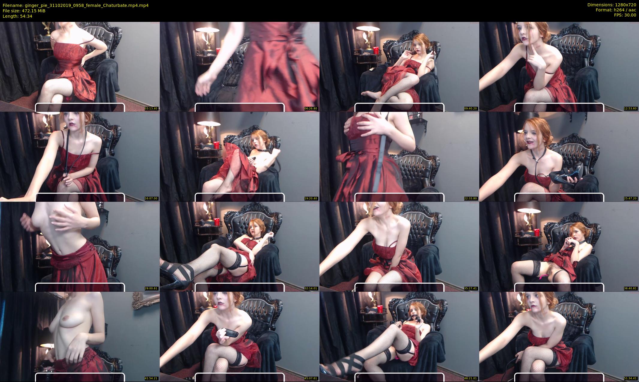 ginger_pie — 55 minute Chaturbate female cam show recording, 720p, Oct 31, 2019