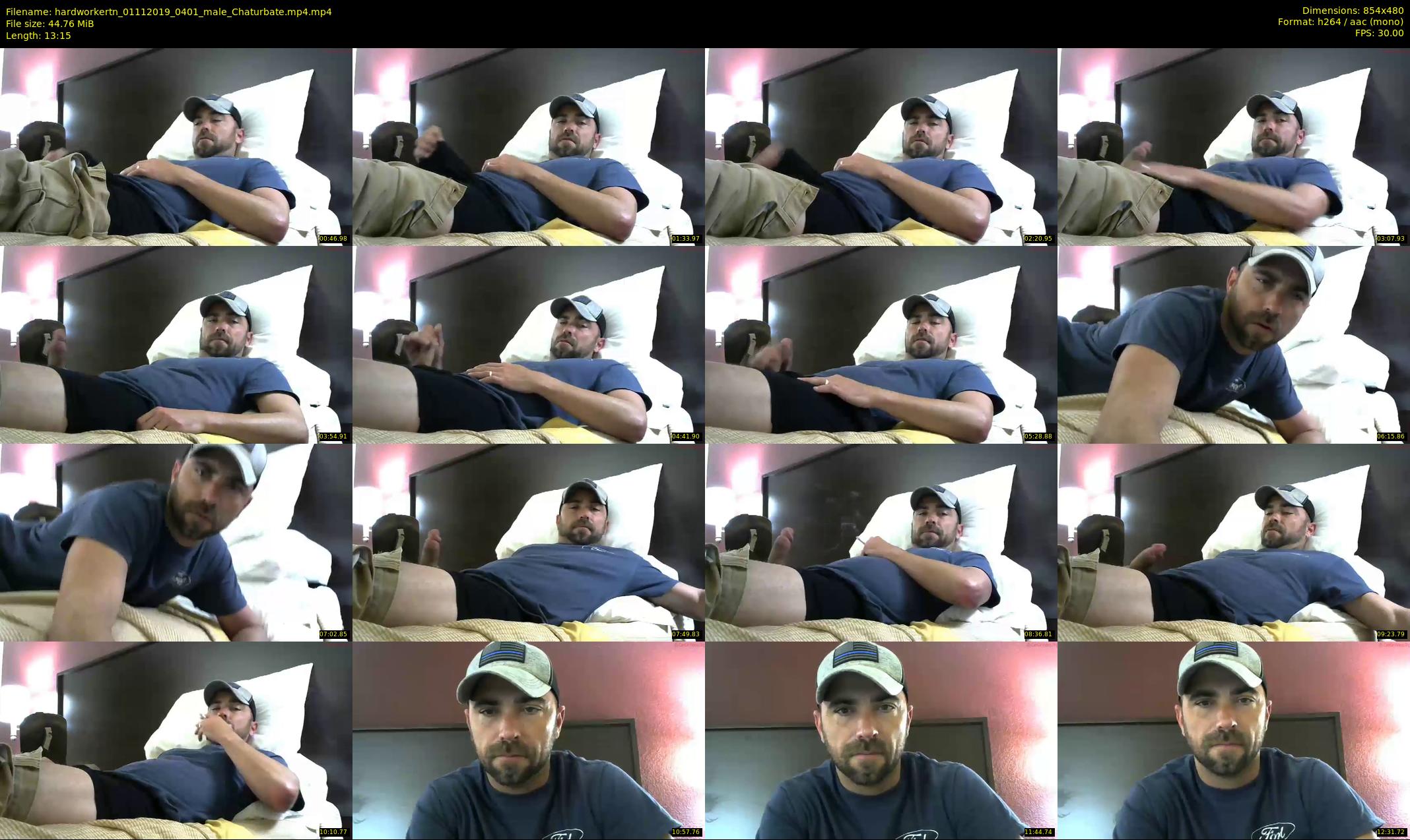 hardworkertn — 14 minute Chaturbate male cam show recording, 480p, Nov 1, 2019