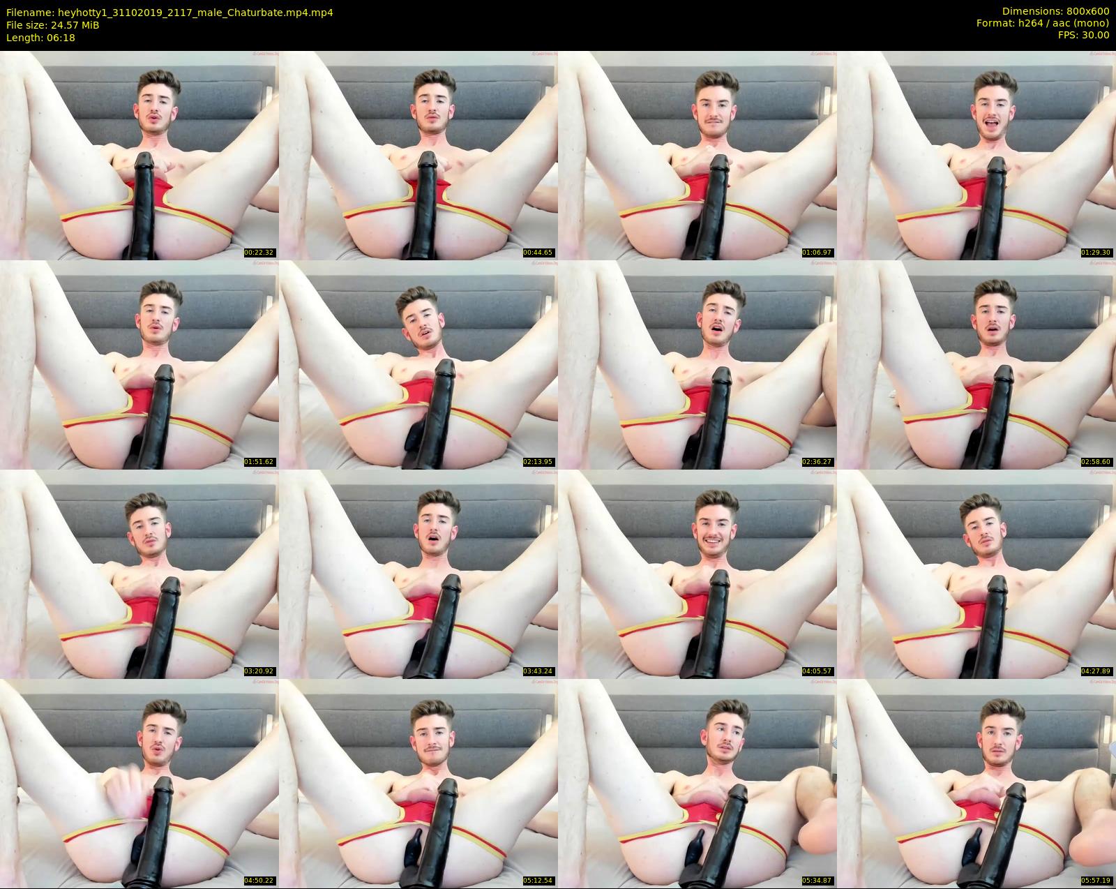 heyhotty1 — 7 minute Chaturbate male cam show recording, 480p, Oct 31, 2019