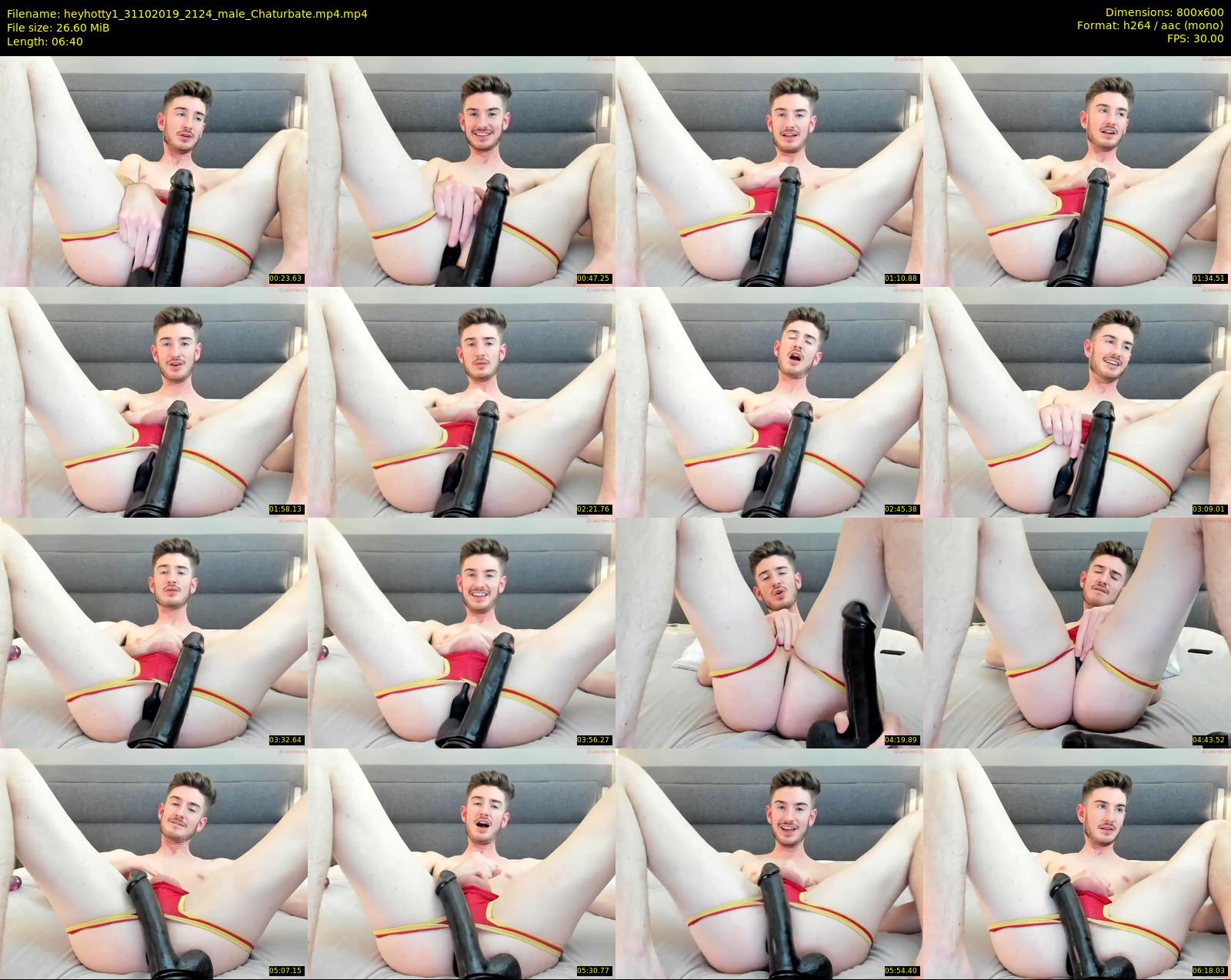 heyhotty1 — 7 minute Chaturbate male cam show recording, 480p, Oct 31, 2019